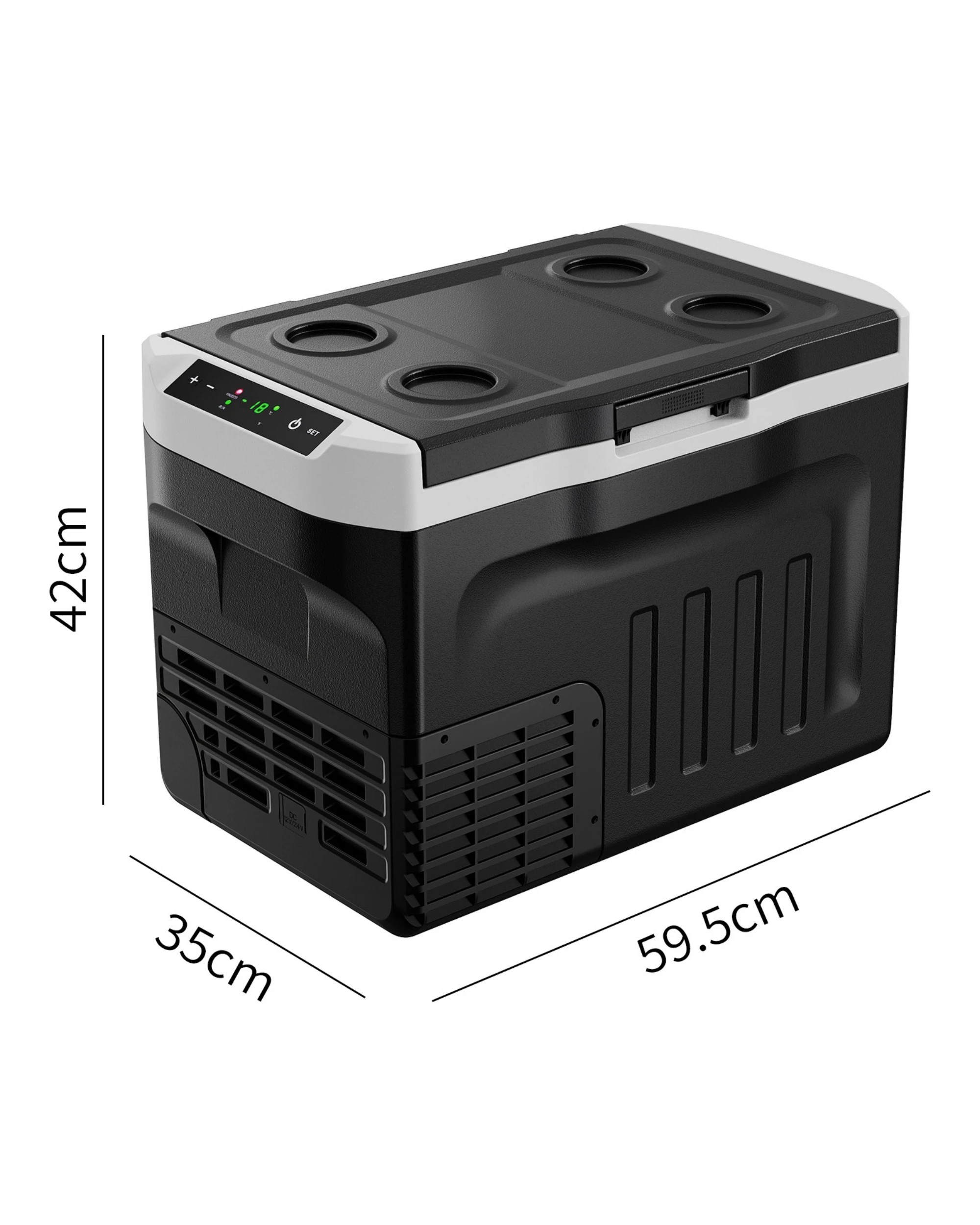 2 ADVWIN 30L Car Fridge for Camping - Black, 2 of 7