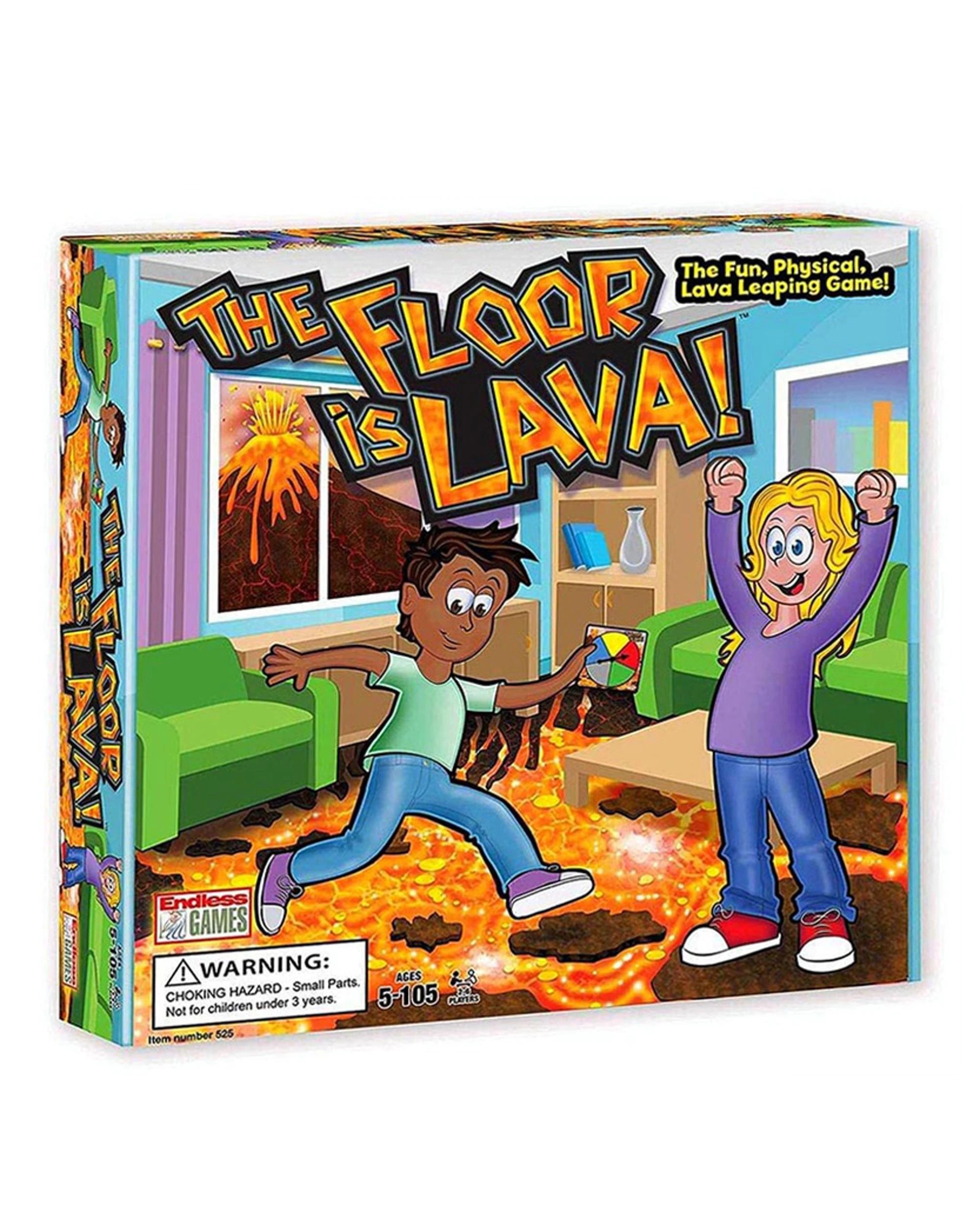 1 The Floor is Lava! Board Game, 1 of 3