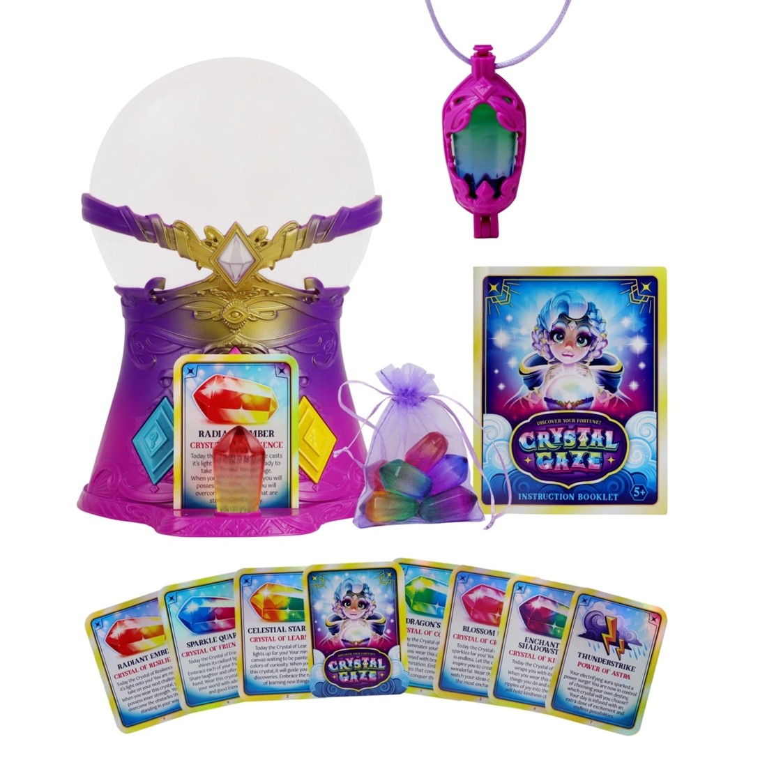 2 Crystal Gaze Fortune Telling Crystal Ball, 2 of 10