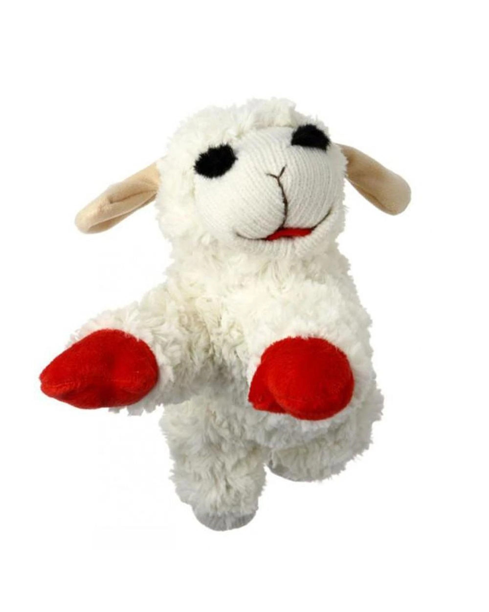 1 Multipet Lamb Chop Soft Plush Dog Squeaker Toy 26cm, 1 of 1