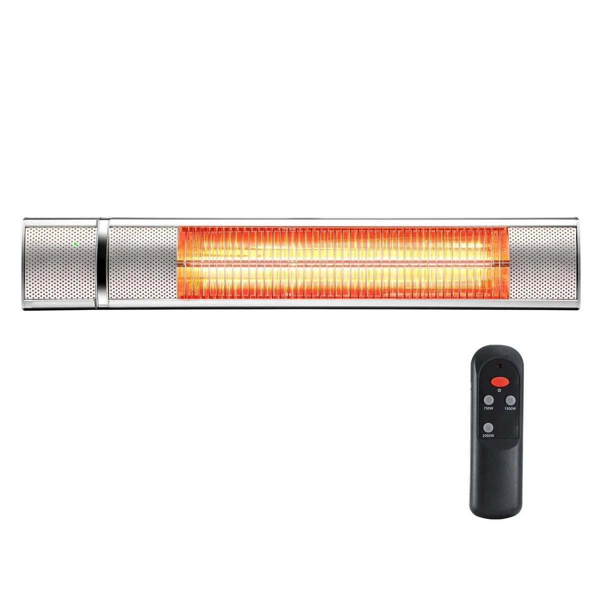 3 Maxkon Electric Halogen Heater 2000W Infrared Space Patio, 3 of 4