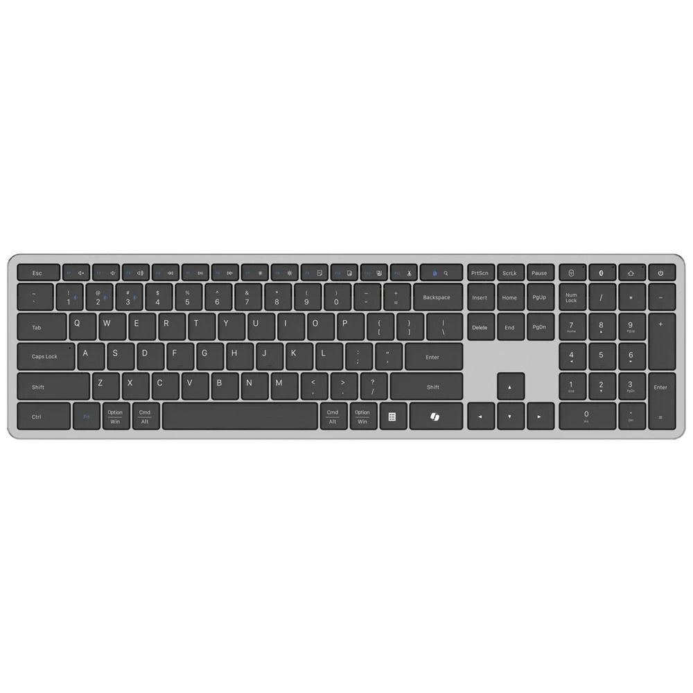 1 Qudo Multi Device Wireless Slim Keyboard Black, 1 of 5