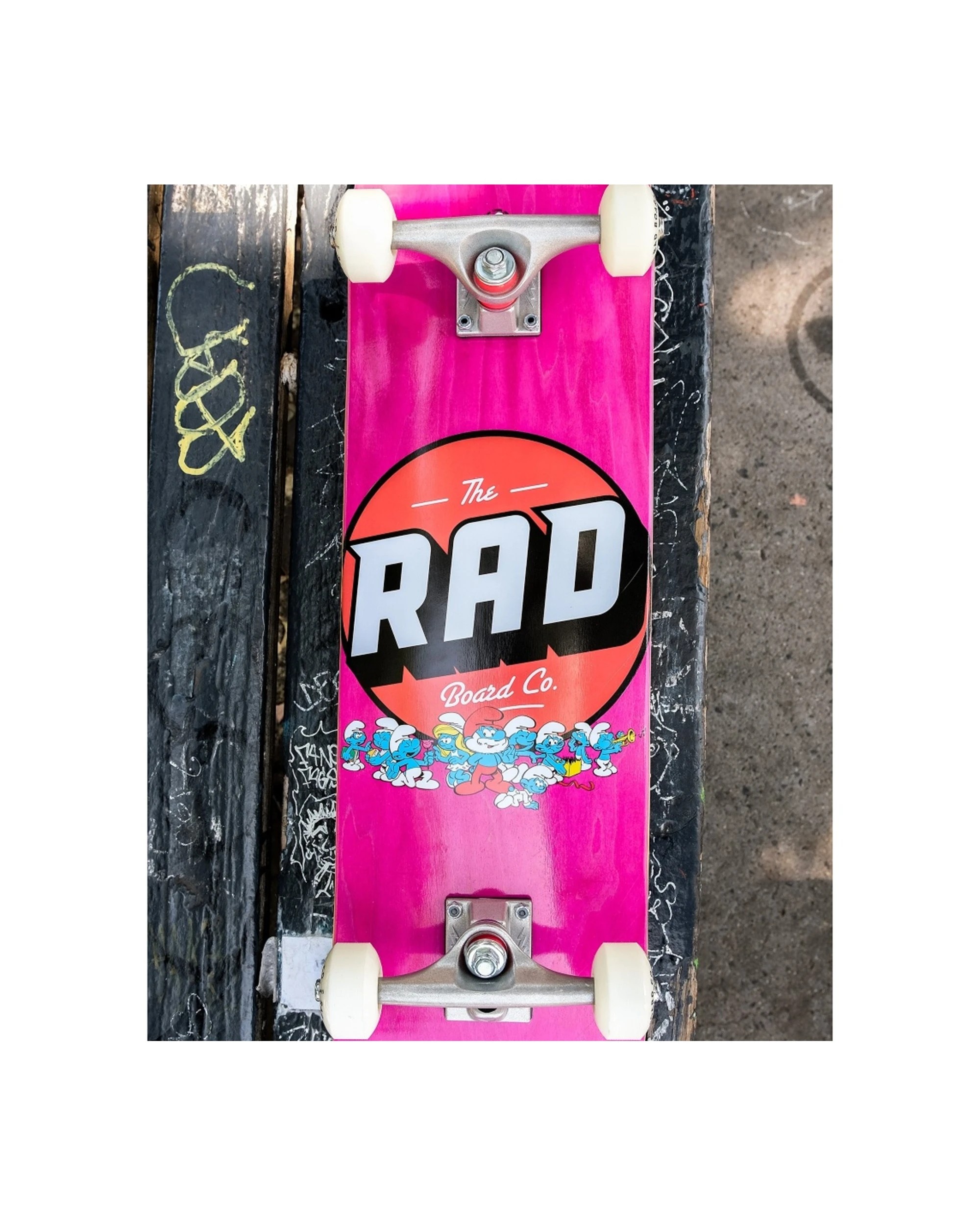 3 Rad Board Co Smurfs Progressive Skateboard Set Group Dot Design 7.75 Inch - Multi, 3 of 3