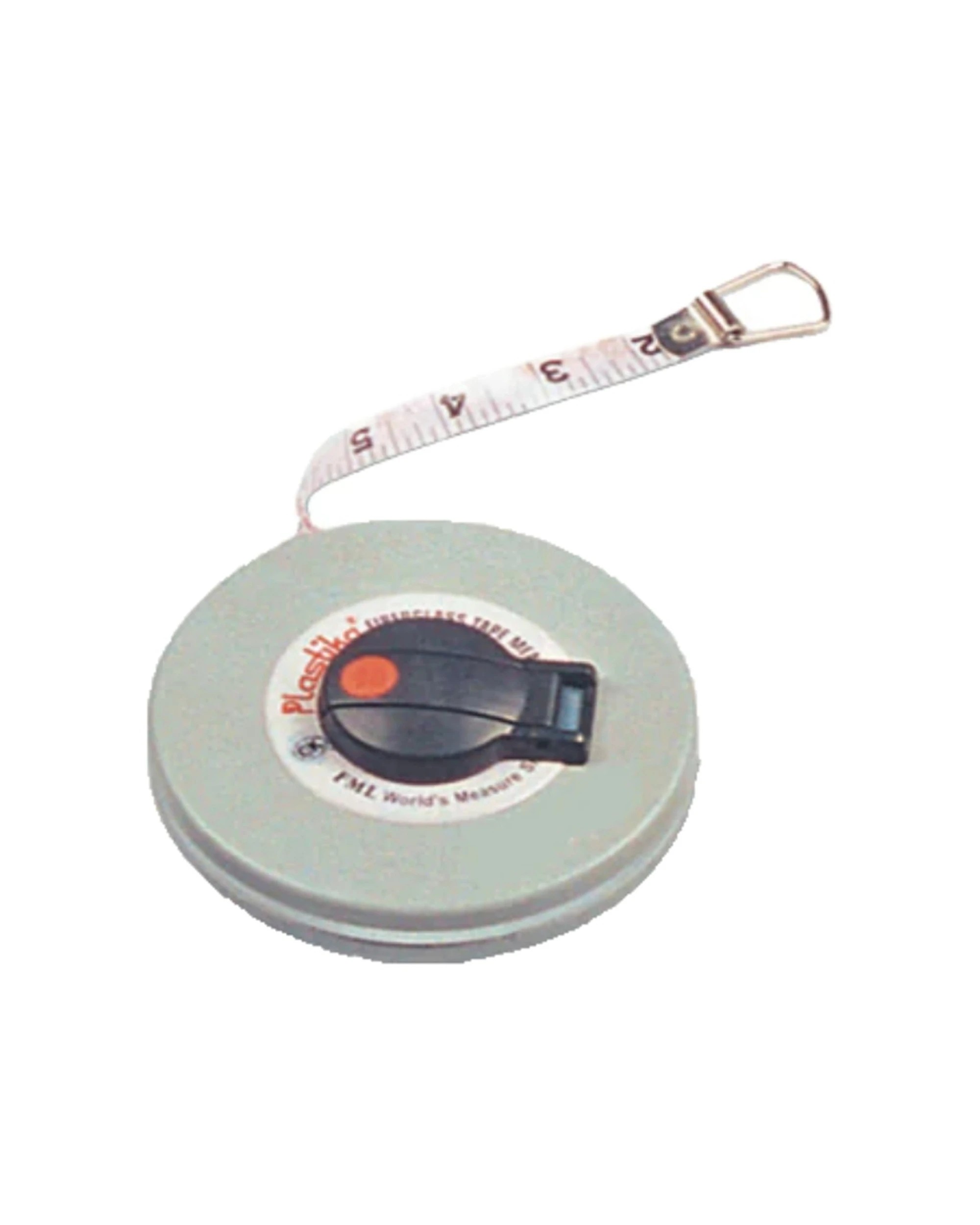 1 Victor Sports Tape Measure Reel Fibreglass Closed Metric 20m - Grey, 1 of 1