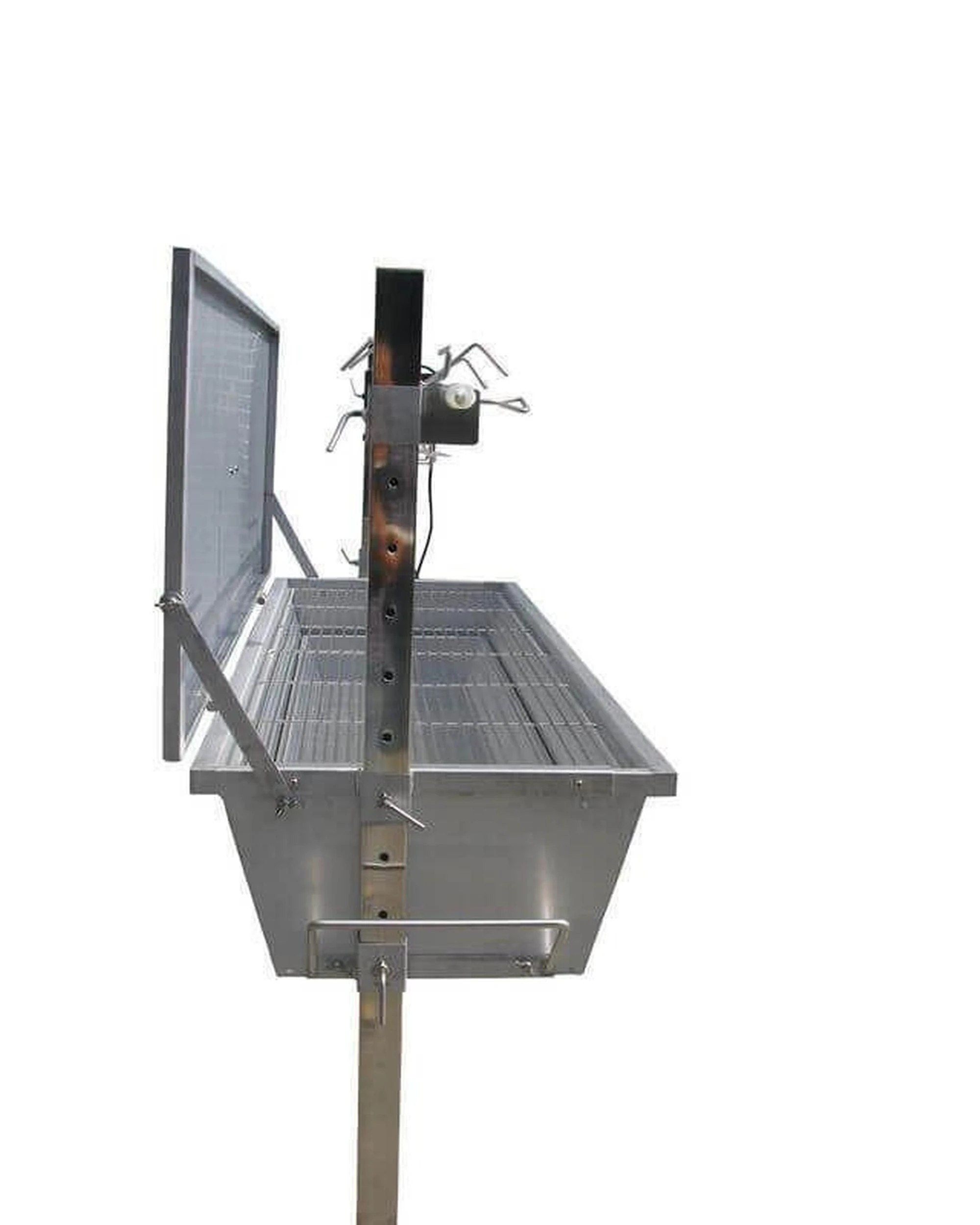 3 Flaming Coals Stainless Steel Warrior Spit Roaster - 60kg Capacity, 3 of 10