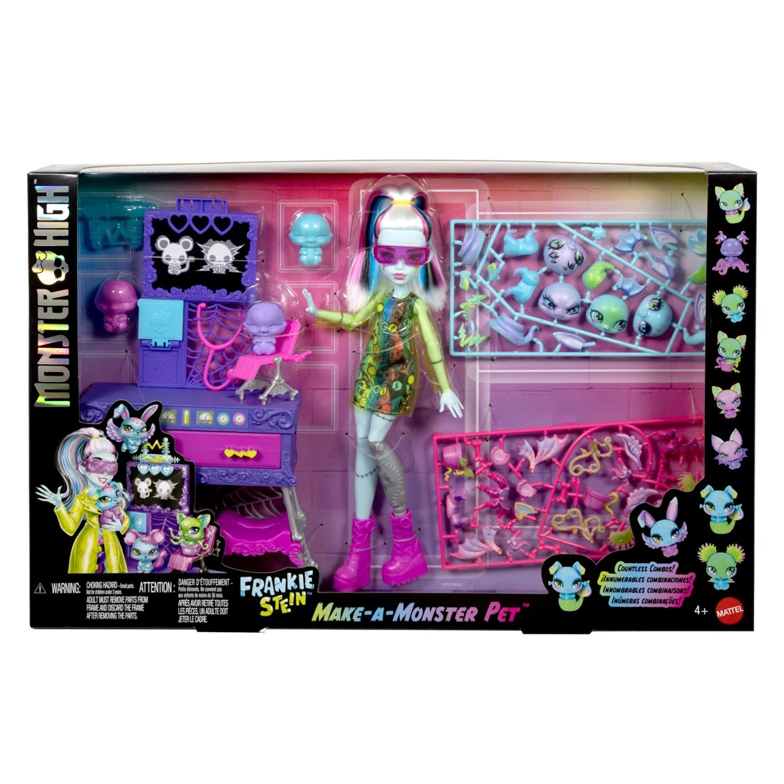 1 Monster High Frankie Stein Make-A-Monster Pet Doll Playset, 1 of 6