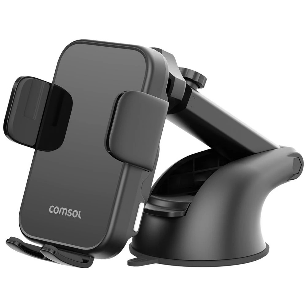 6 Comsol 15W Auto-Lock Wireless Car Charger Black, 6 of 7