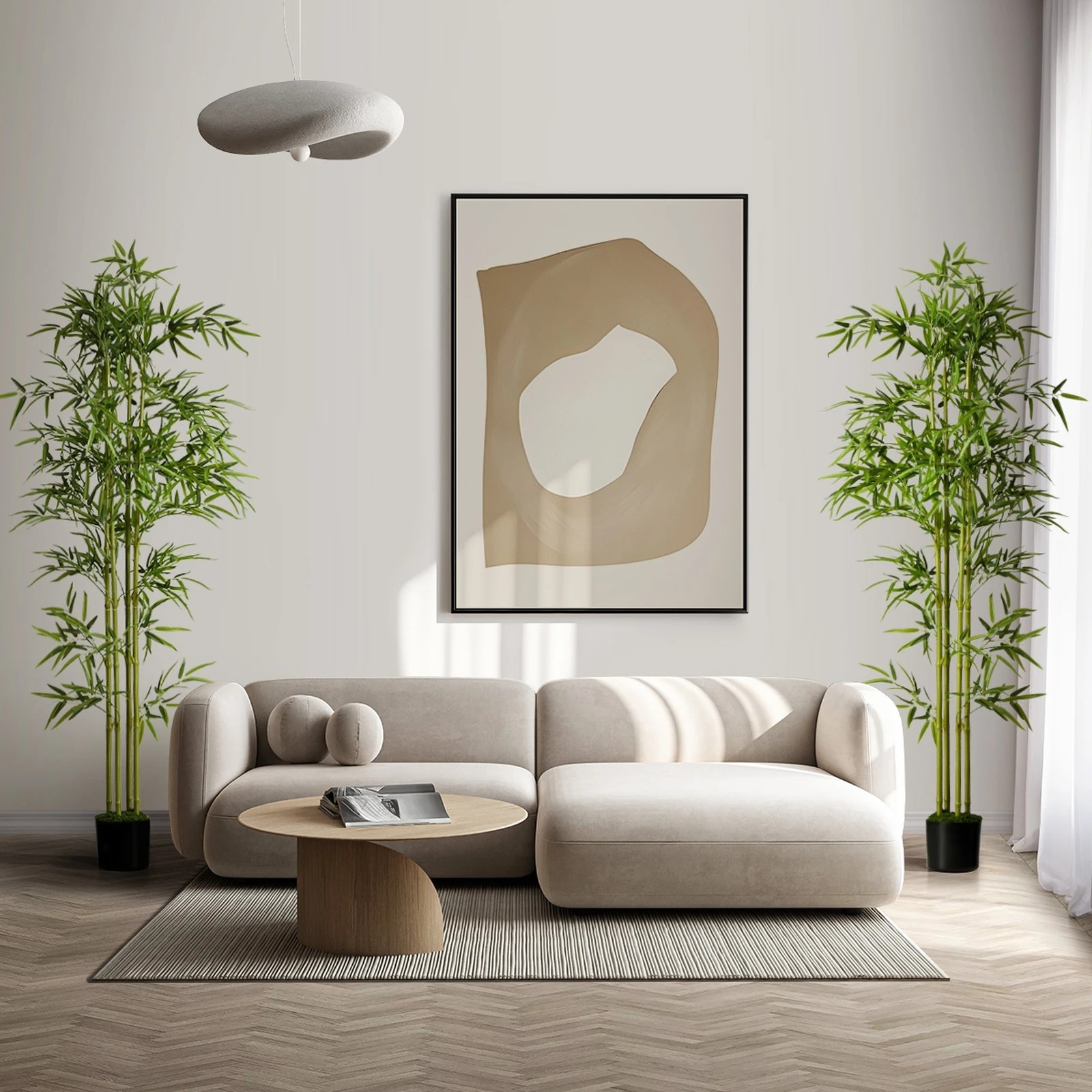 4 Livsip 2 Pack 180cm Artificial Bamboo Tree - Green, 4 of 10