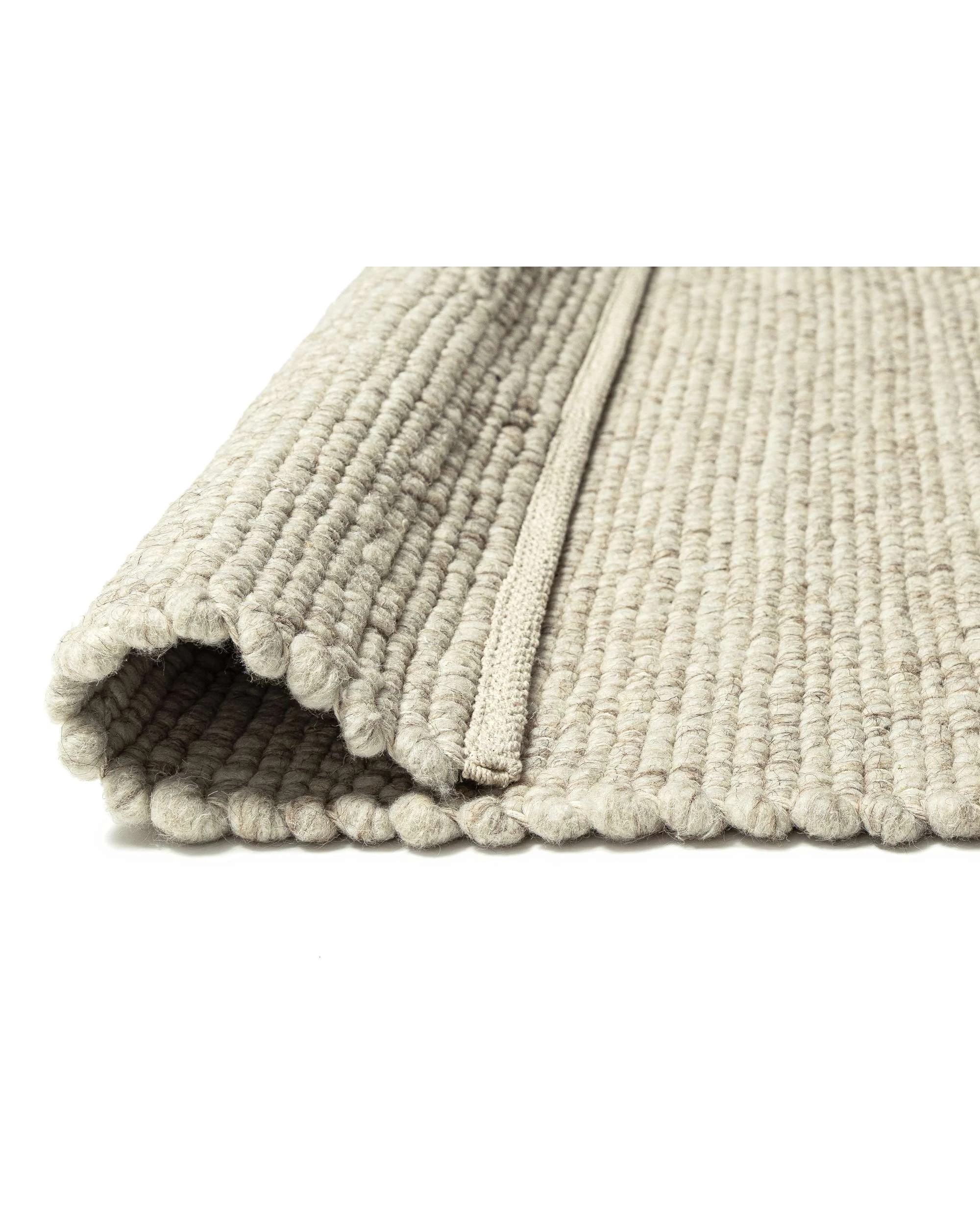 5 Loopsie Denver Neutral Marbled Wool Rug-230cm x 160cm - White, 5 of 8