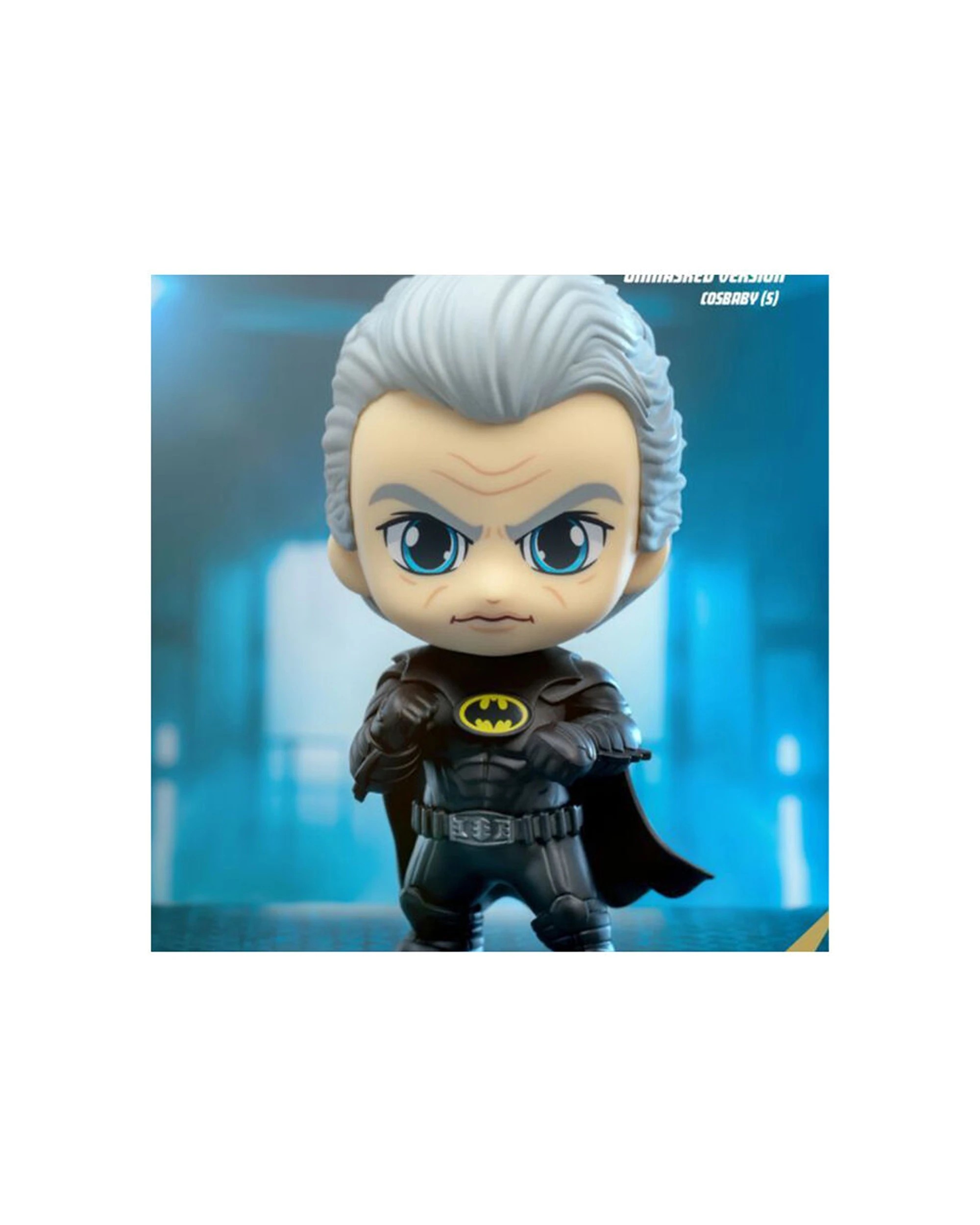 3 The Flash Batman Unmasked Version Cosbaby Hot Toys Action Figure Toy 12 Cm - Black, 3 of 3