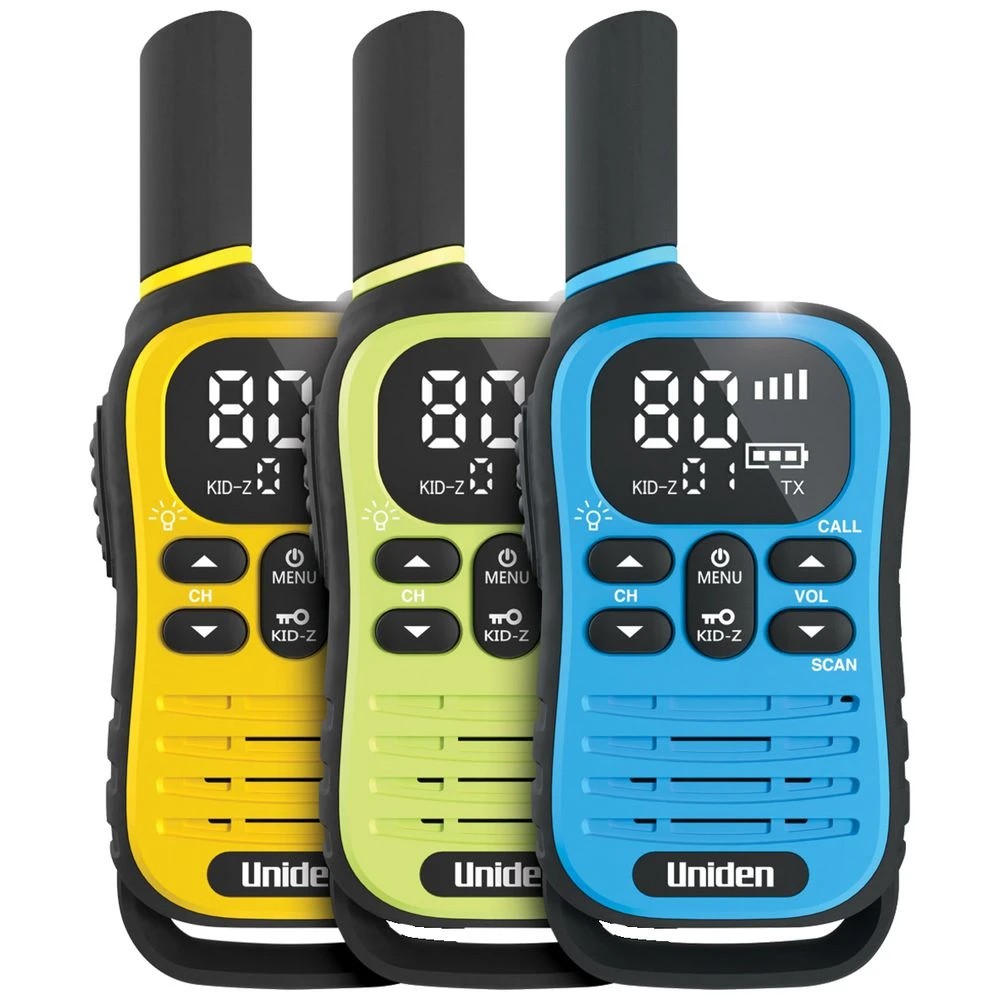 1 Uniden UH45 Max 2 Way UHF Radio 3 Pack, 1 of 7