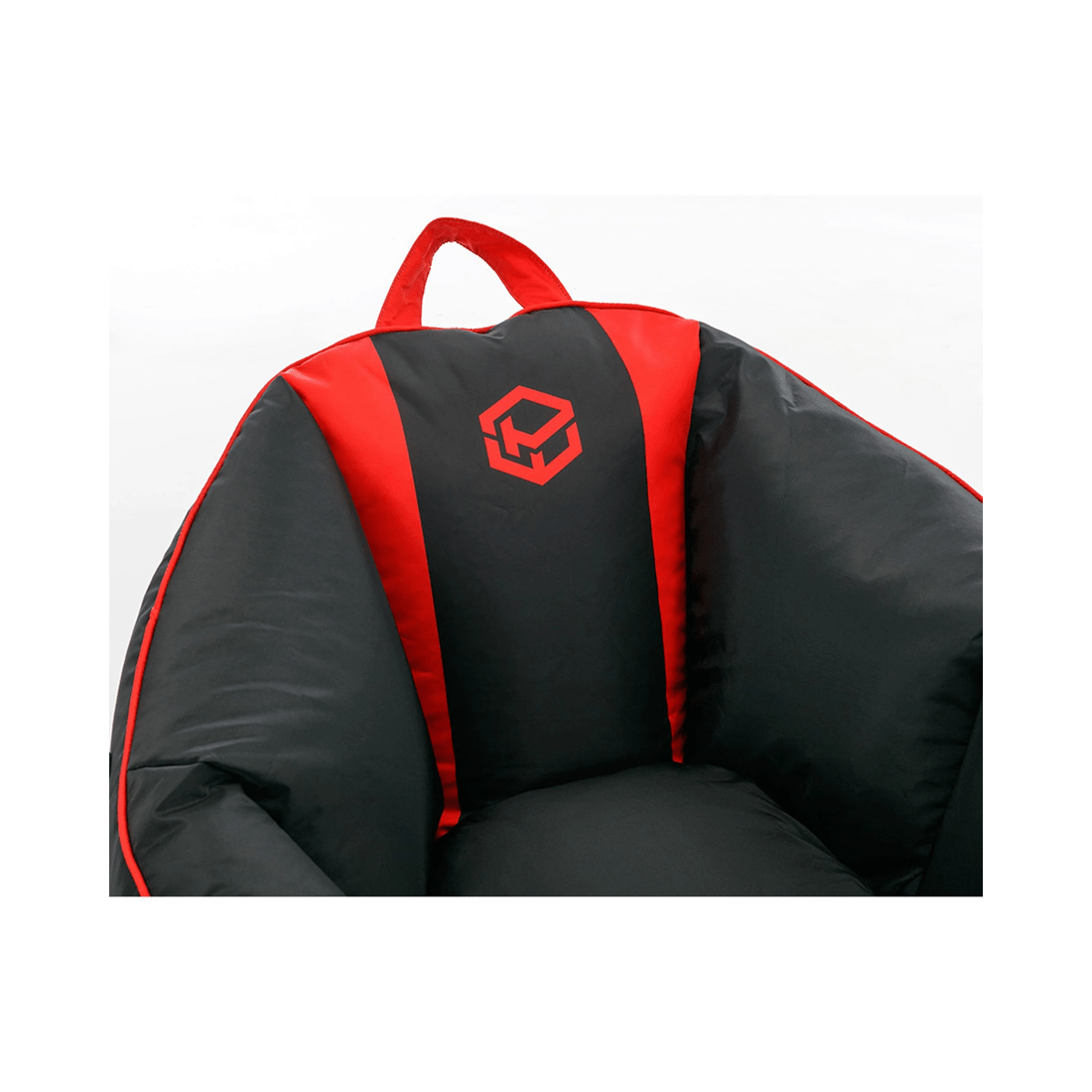 7 Powerwave PUFF Gaming Bean Bag Chair - Red, 7 of 7