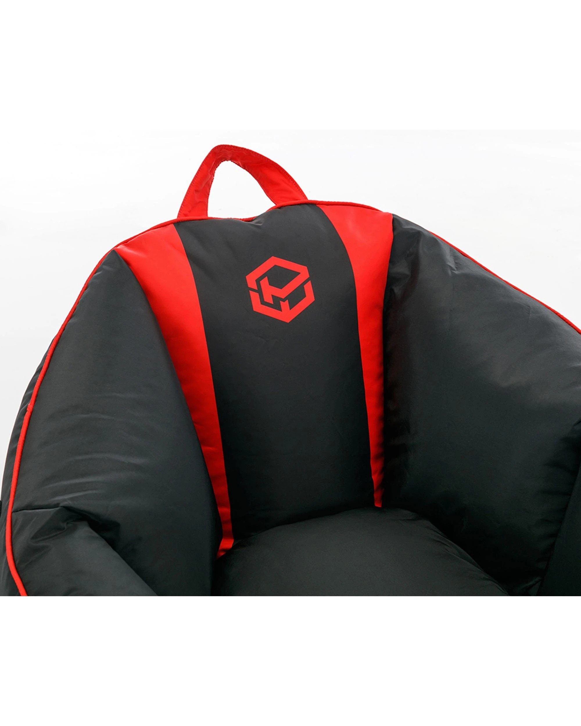 7 Powerwave PUFF Gaming Bean Bag Chair - Red, 7 of 7