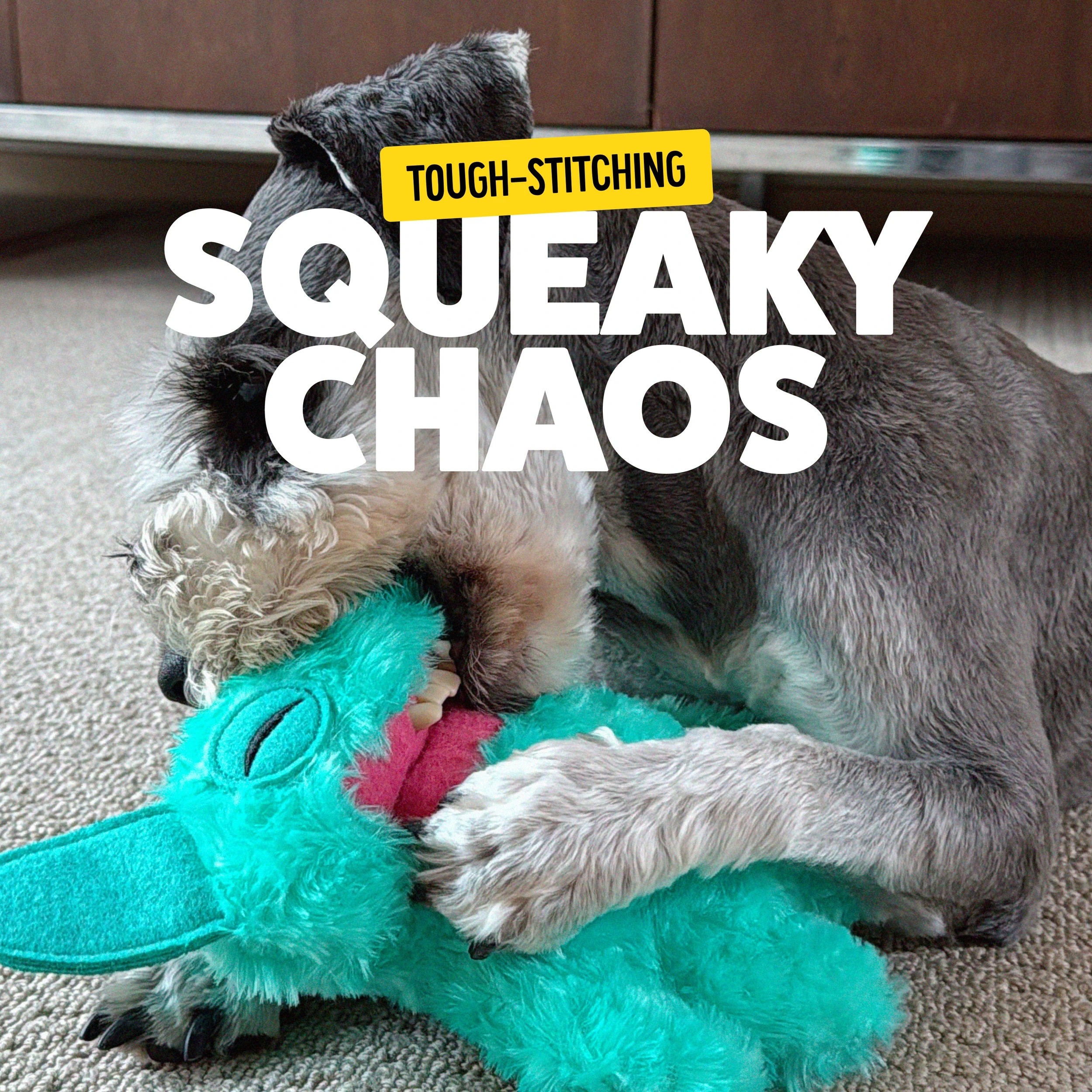 3 20cm BONKERS ZURU Fuggler Count Underoo Mcgoo Squeaky and Plush Dog Toy, 3 of 5