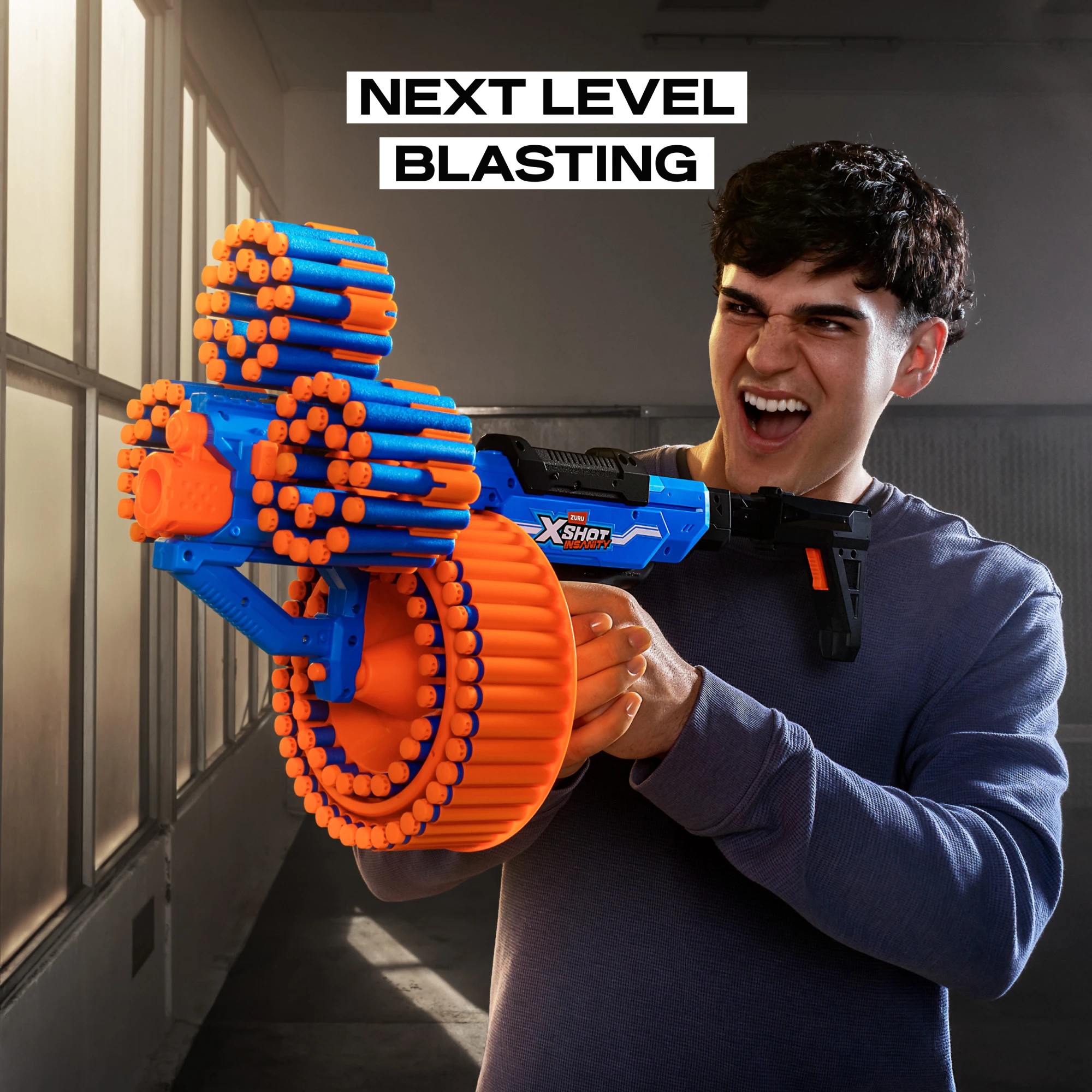 6 ZURU X-Shot Insanity Blitz Hammer Blaster, 6 of 8