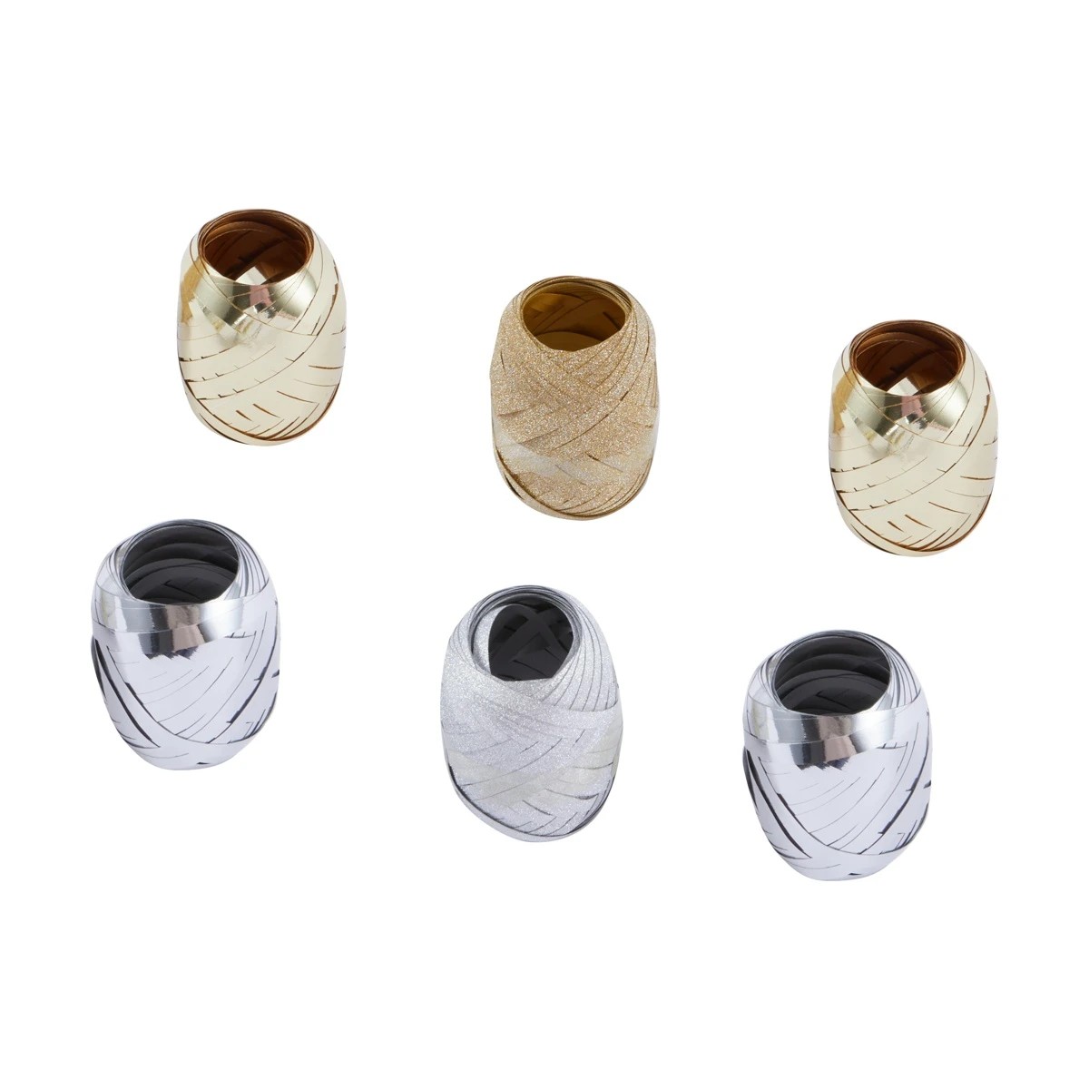 3 6 Piece Curling Ribbons - Metallic, 3 of 4