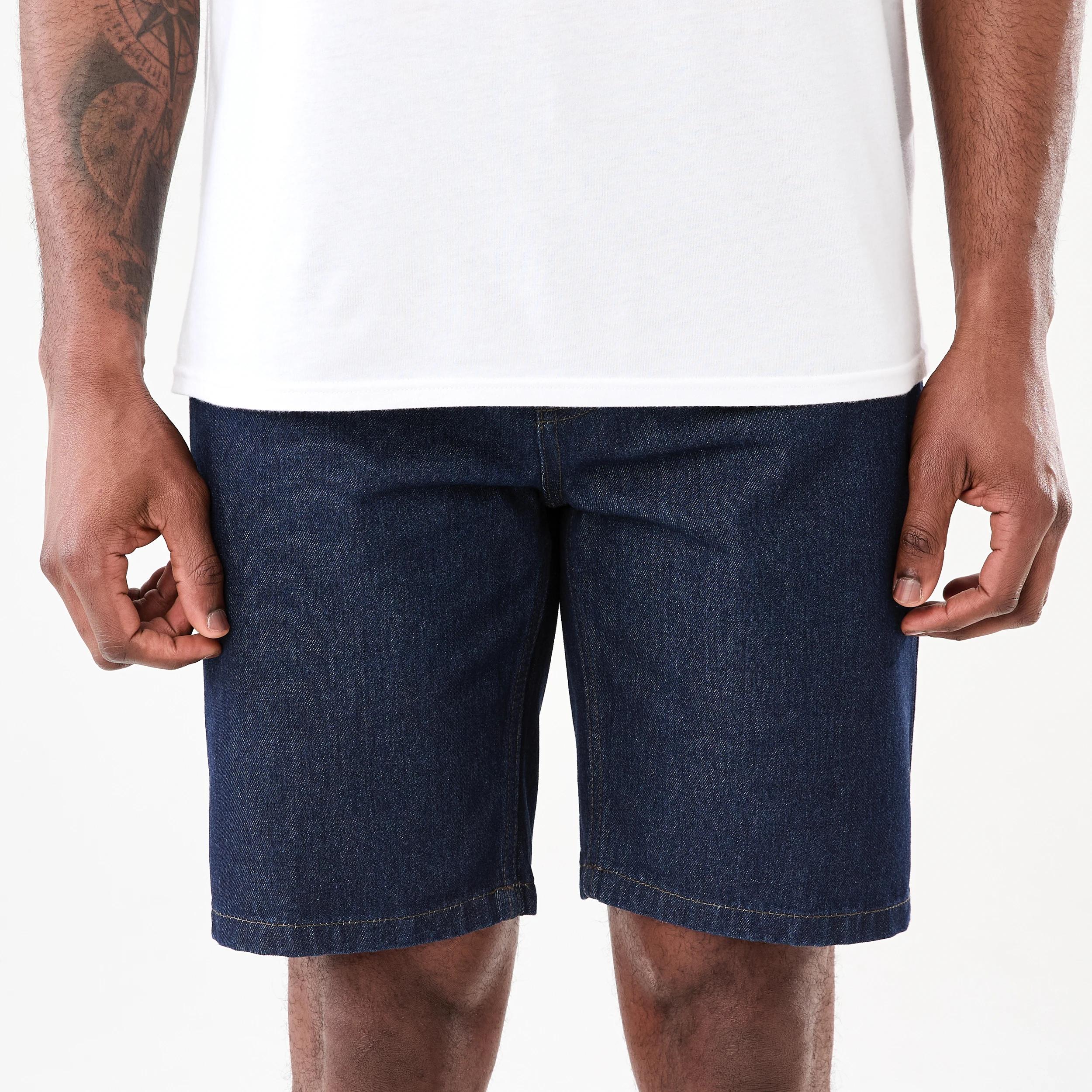 1 Classic Denim Shorts Dark Wash, 1 of 6