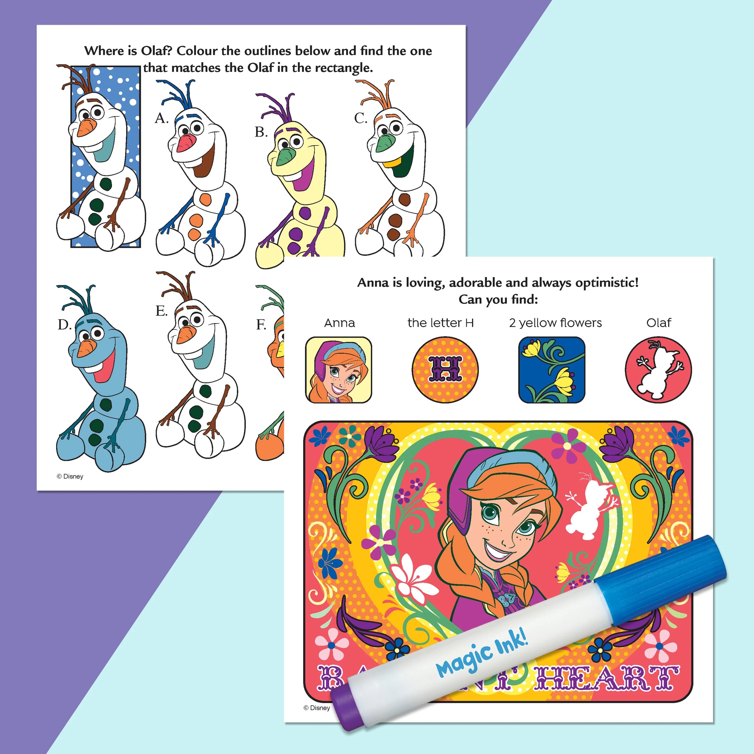 4 INKredibles Disney Frozen Magic Ink Pictures! - Book, 4 of 5
