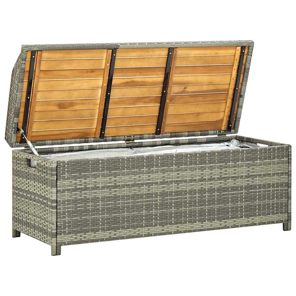 4 vidaXL Storage bench Ample Storage - Grey, 4 of 8