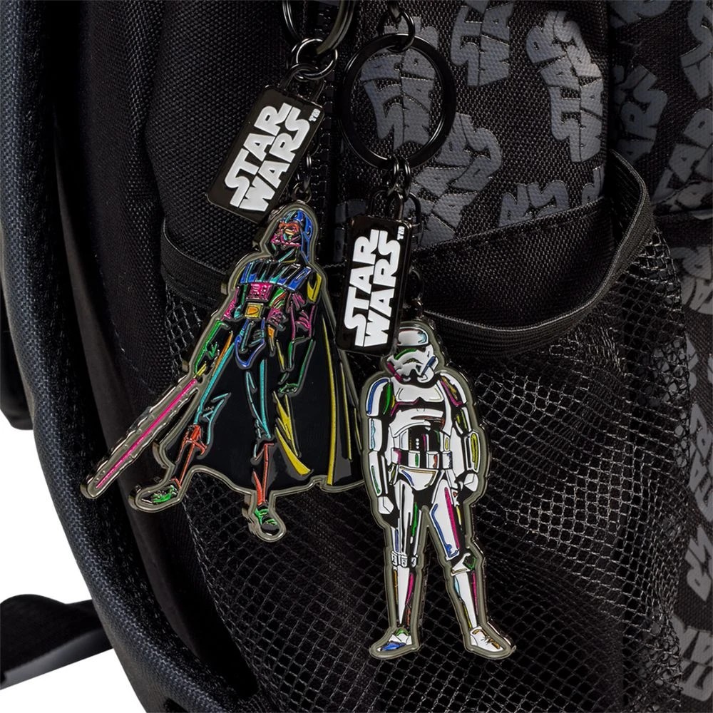 4 Lucasfilm Darth Vader and Stormtrooper Metal Key Ring 2 Pack, 4 of 4