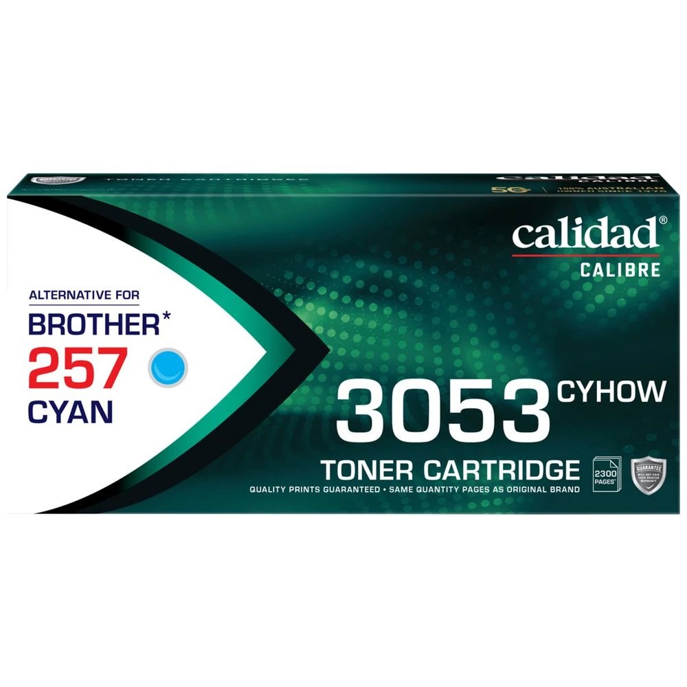 1 Calidad Brother TN257 Toner Cartridge Cyan, 1 of 7