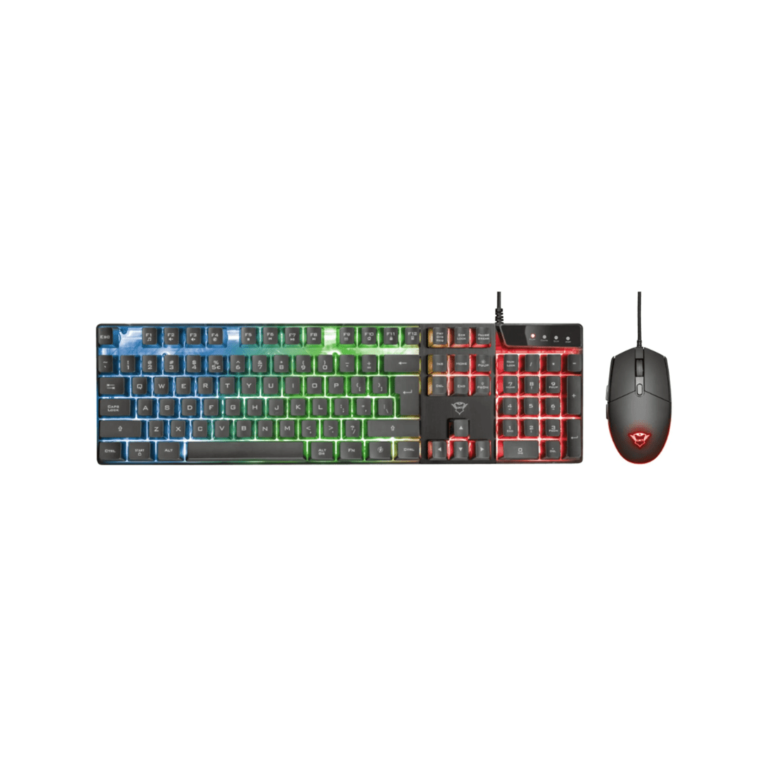 5 Trust International Trust GXT838 Azor Wired RGB Gaming Mouse and Keyboard Combo - Black, 5 of 10