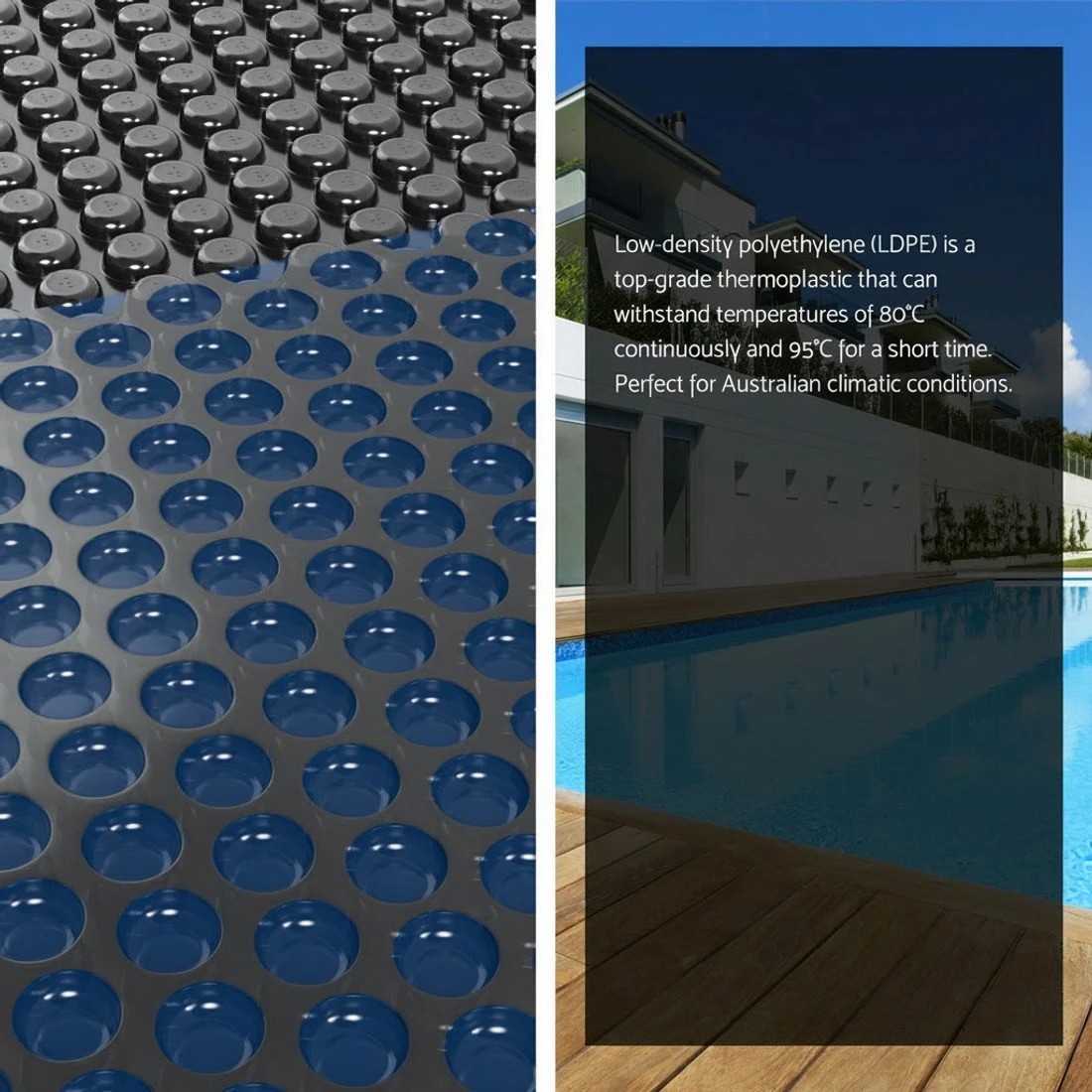 6 Aquabuddy Pool Cover 600 Micron 9.5x5m w/ Roller 5.55m Solar Blanket - Multi, 6 of 6