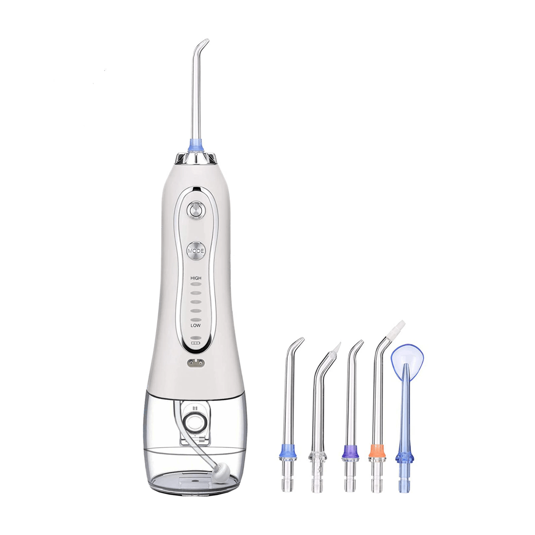 2 TODO Rechargeable Water Dental Jet Pick Flosser 5 Mode 110 PSI 2000mAh 3.7V Travel Oral Irrigator, 2 of 6