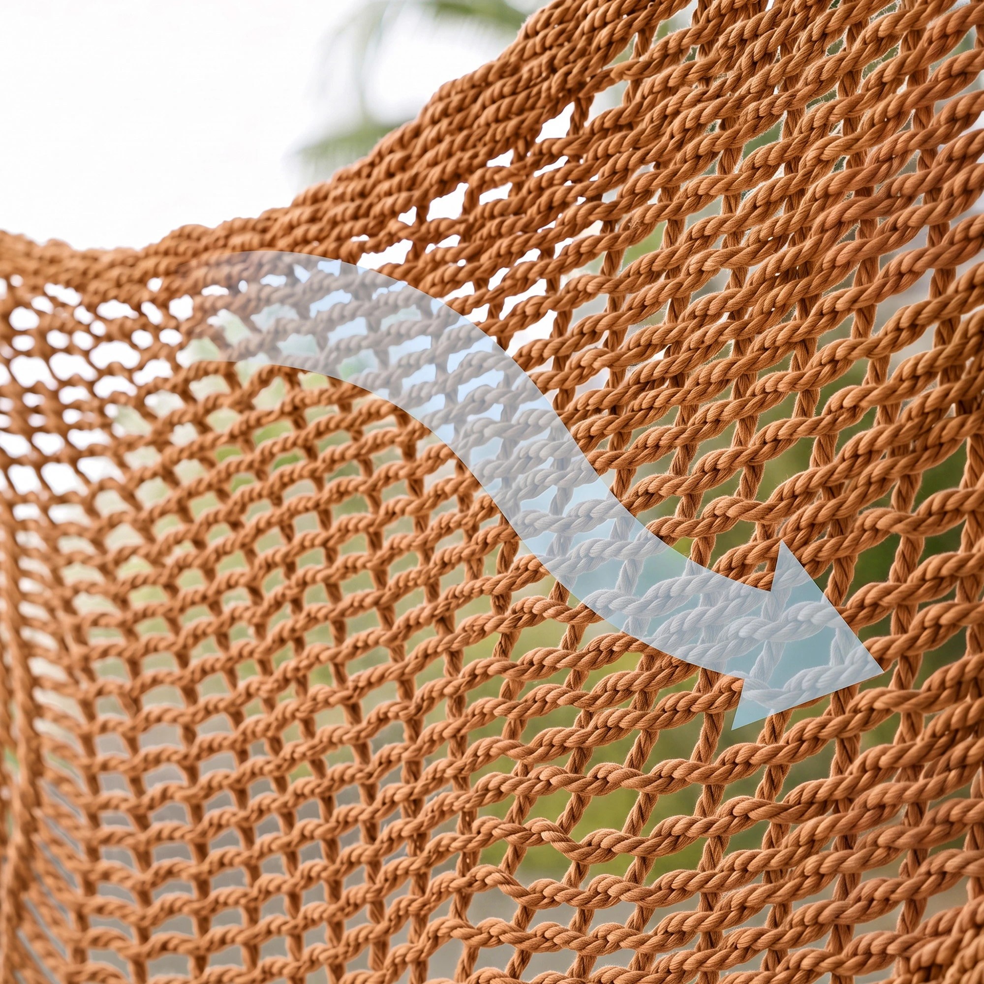 7 Gardeon Hammock Chair Outdoor Furniture Camping Hanging Chair with Spreader Bar Tassels - Brown, 7 of 8