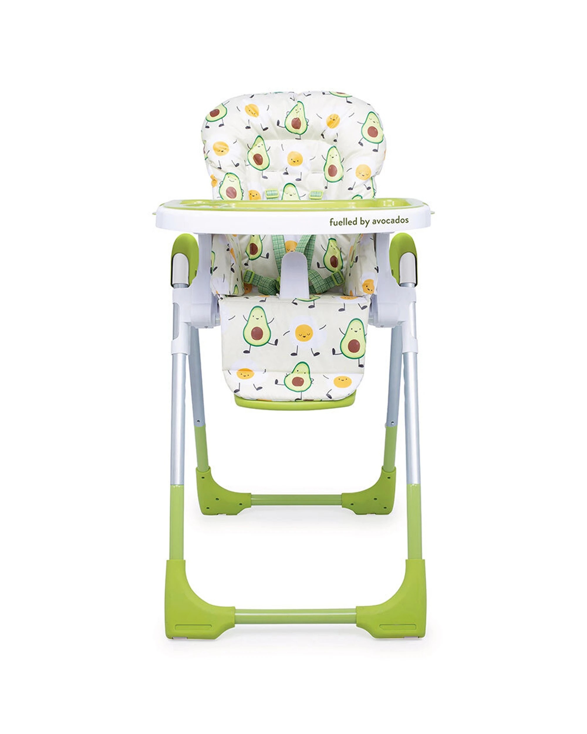 2 Cosatto Noodle Baby Feeding Highchair 0m+ Reclining Seat Adjustable Height Easy Clean Avocados - Green, 2 of 7
