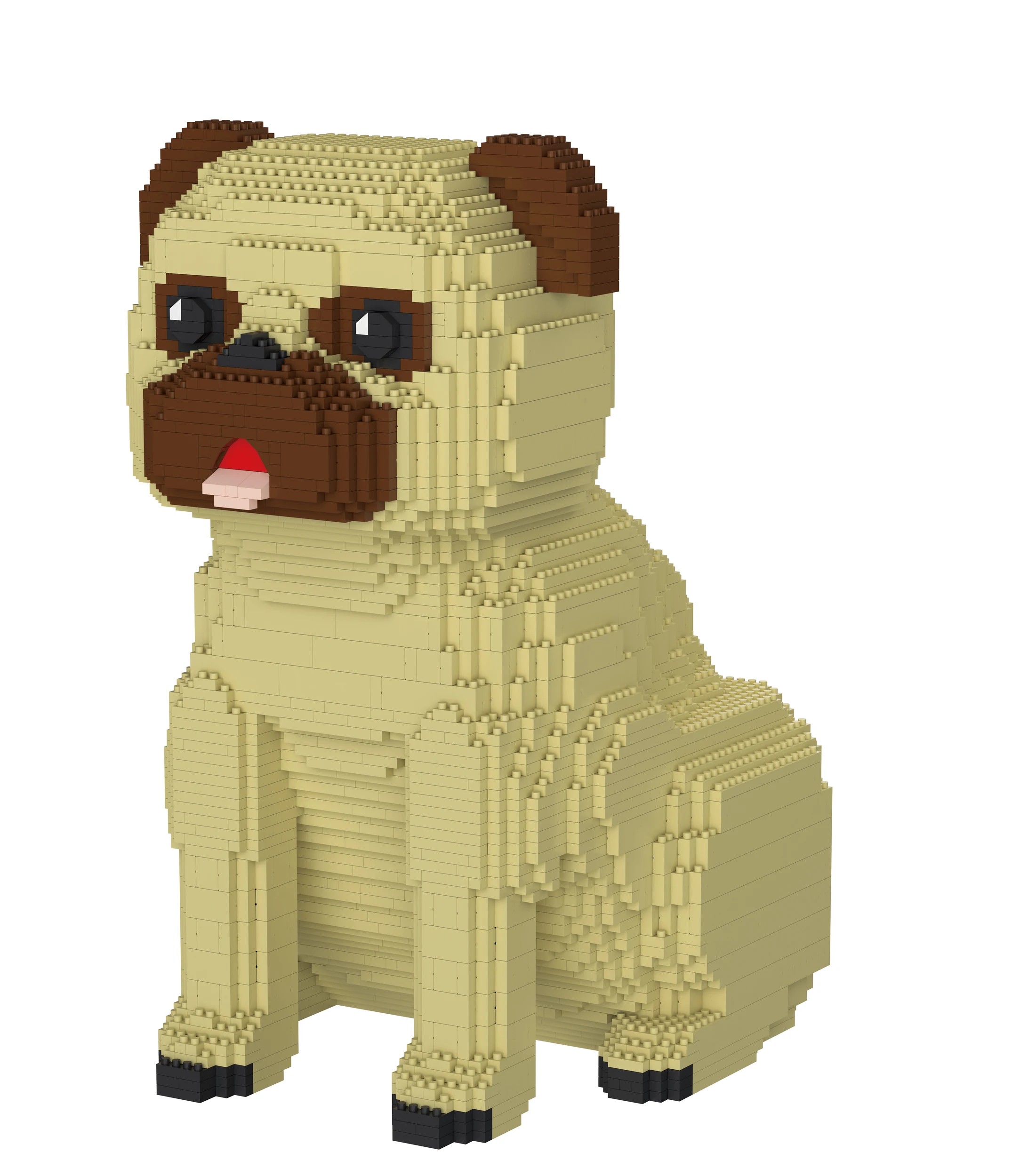 2 3178 Piece Mini Blocks Animal Series: Giant Pug, 2 of 4