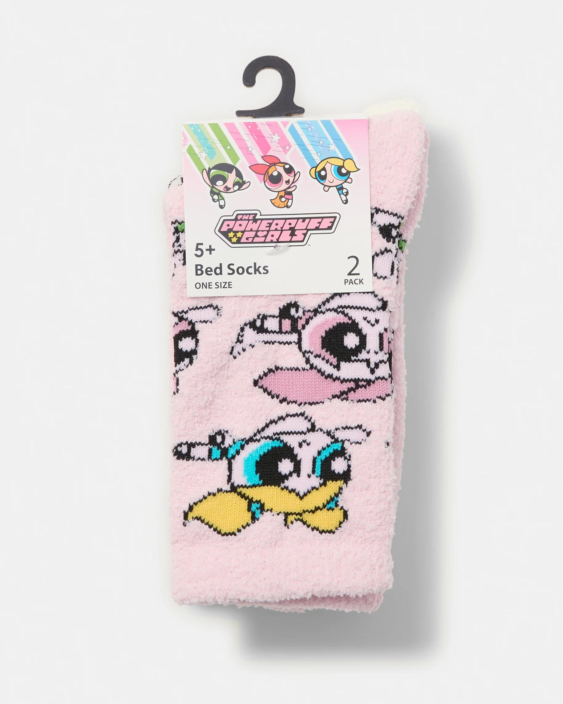 3 2 Pack The Powerpuff Girls License Bed Socks Power Puff, 3 of 3