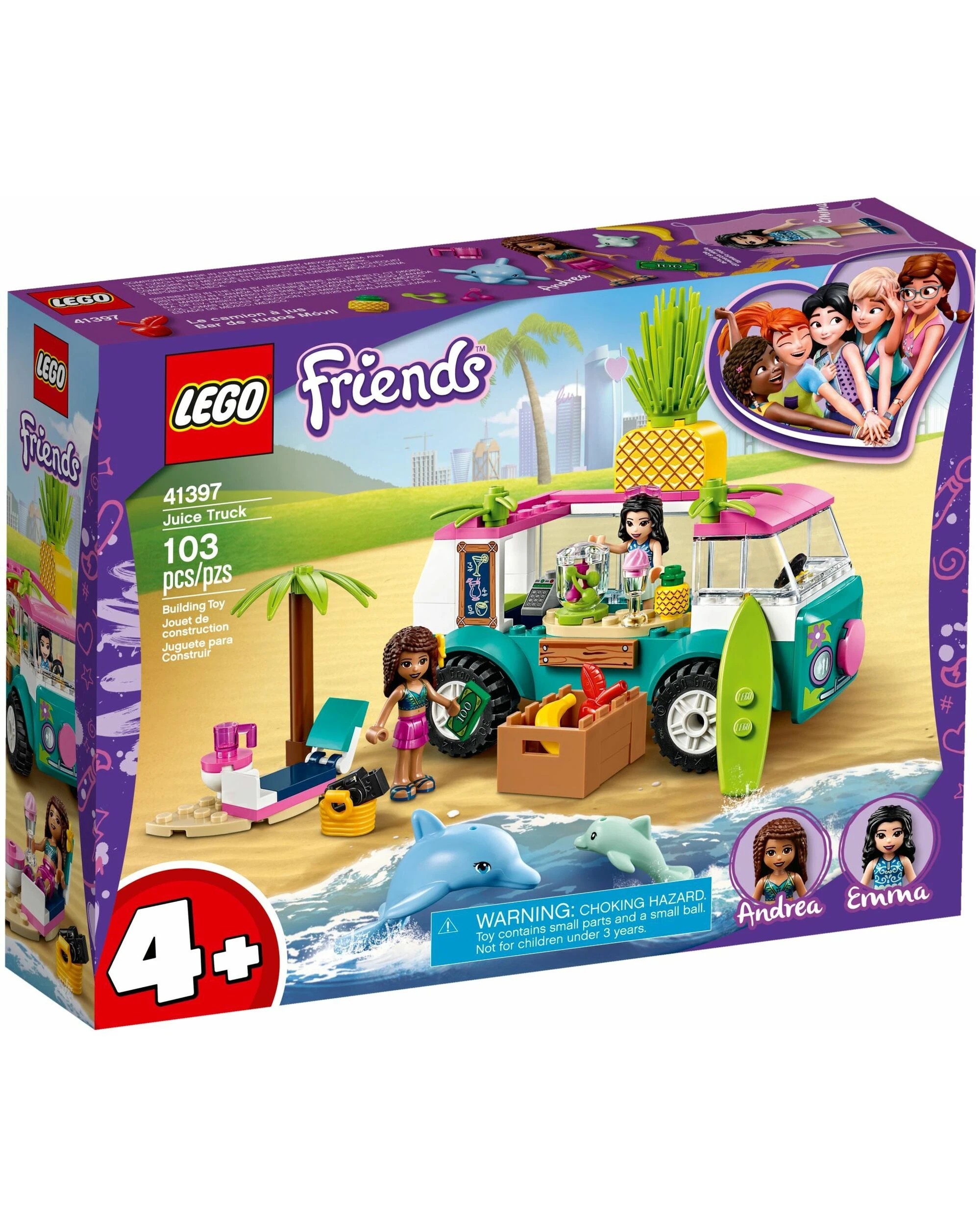 1 LEGO 41397 Friends Juice Truck Playset with Mini-Dolls, 1 of 4
