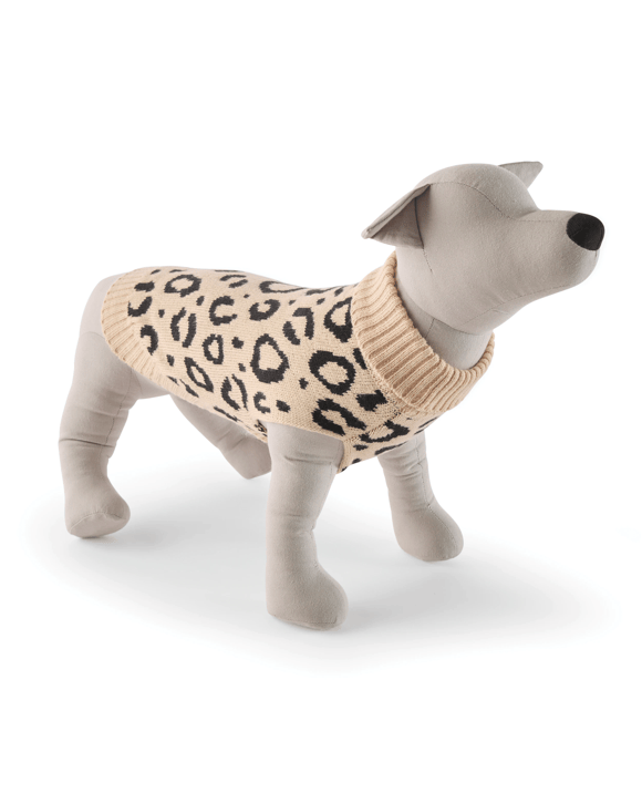 Pet Leopard Knit Jumper - Extra Extra Large