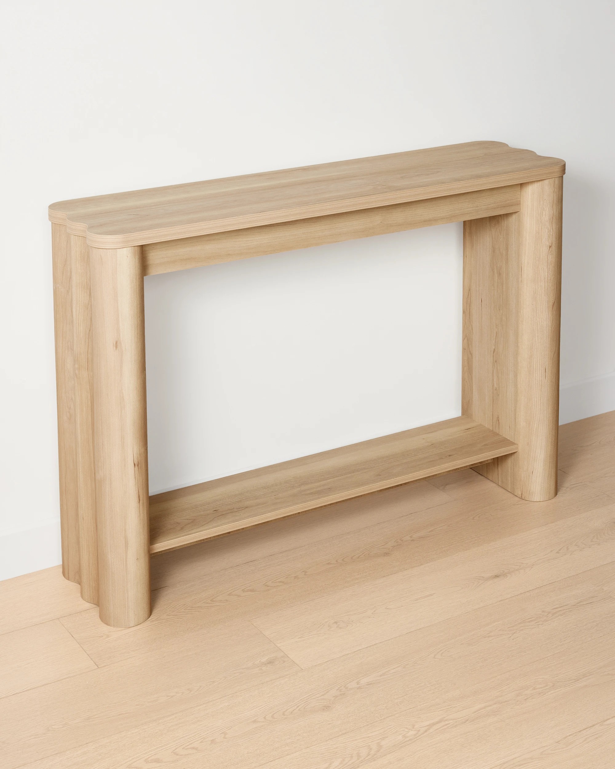 1 Ripple Hall Table - Oak, 1 of 6