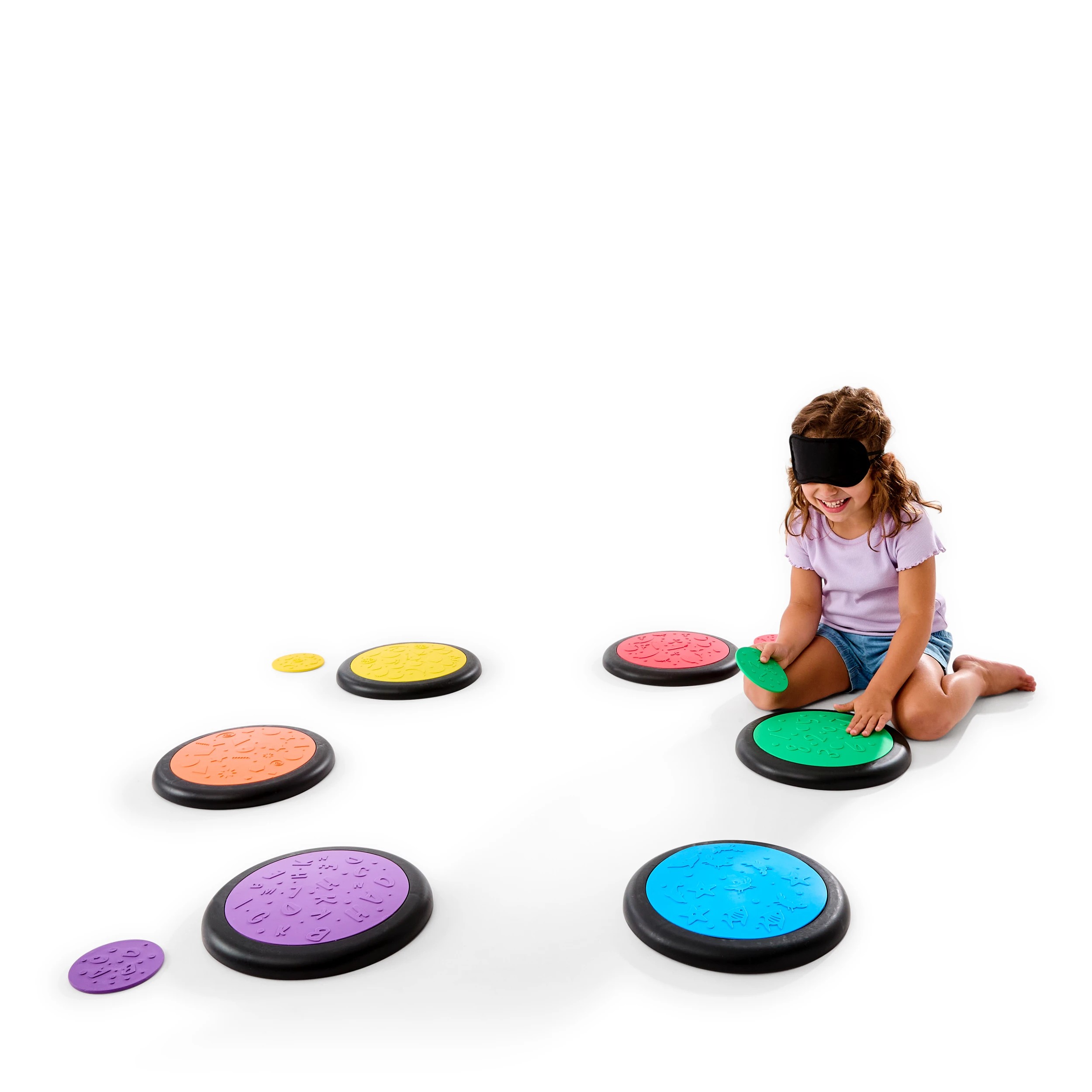 2 6 Pack Sensory Tile Disc Game, 2 of 7