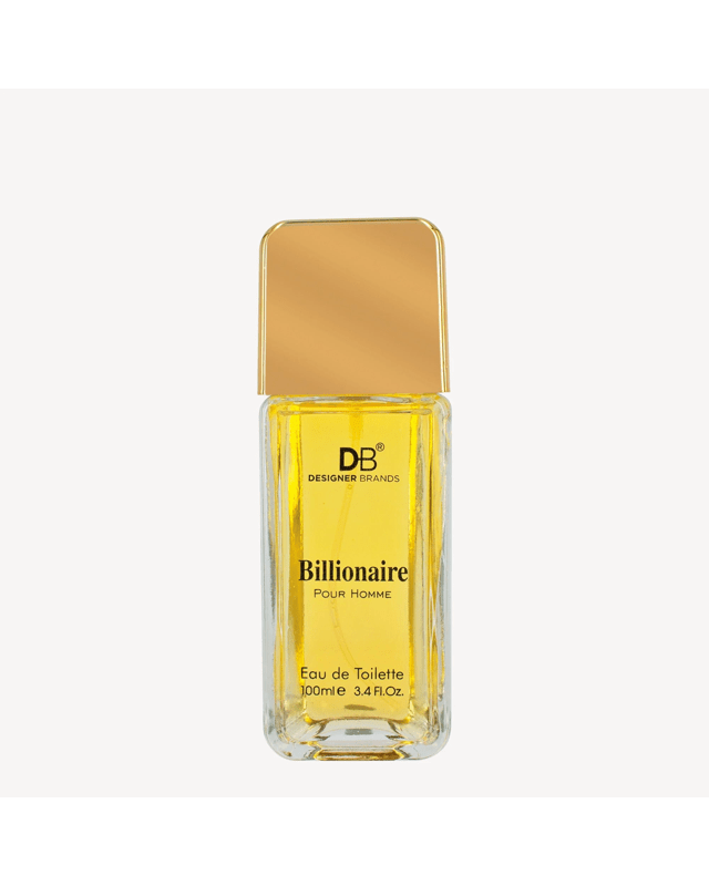 DB Designer Brands Billionaire for Men (EDT) Grapefruit, Spice, Leather 1