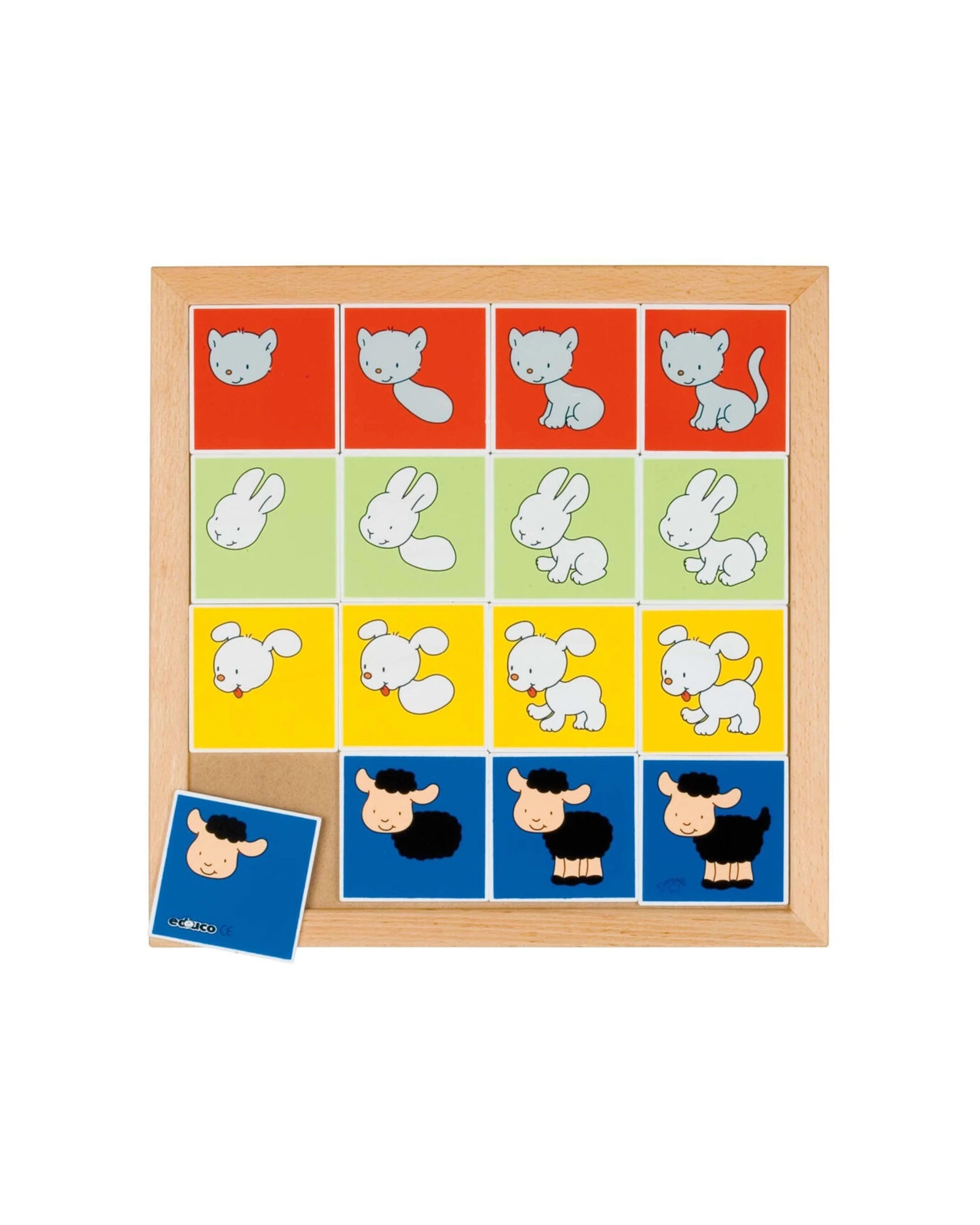 1 EDUCO Comprehension Lotto Animals Matching Game Educational Toy Kids - Ages 3 - Multi, 1 of 3