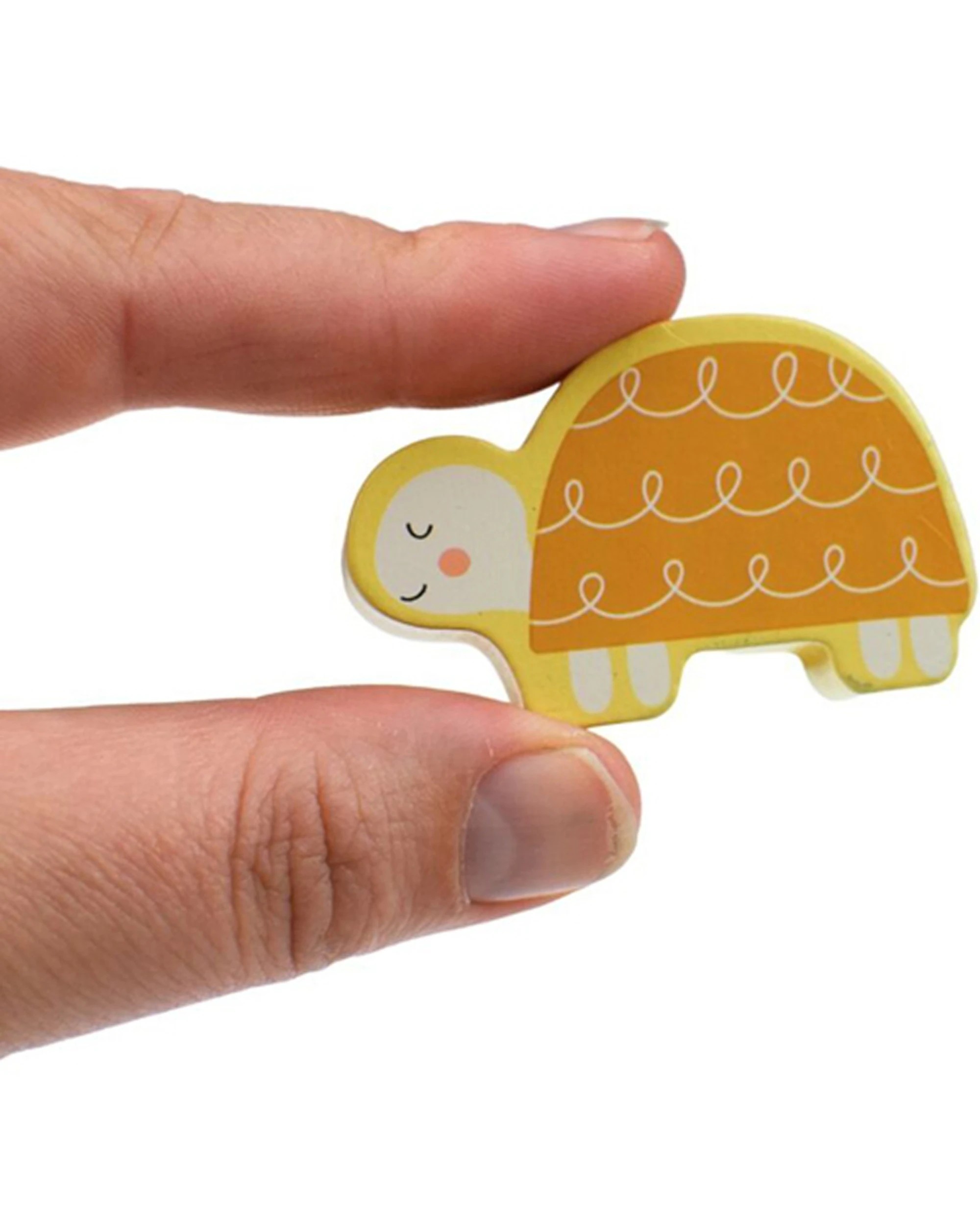 7 Tooky Toy My Forest Friends Animals Wooden Stacking Build Game Fun Toy - Multi, 7 of 7