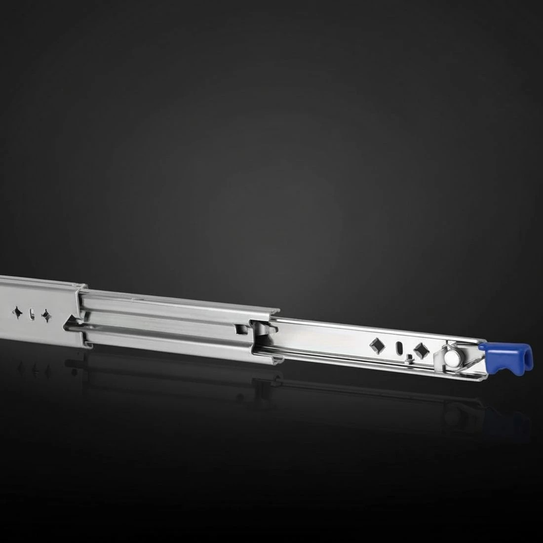 5 Giantz 2x Drawer Slides Heavy Duty Full Extension Locking 500-1000mm Length - Silver, 5 of 8
