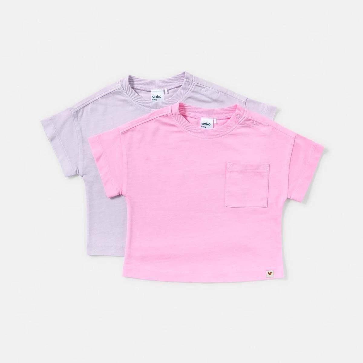 3 2 Pack Short Sleeve Oversized Wash T-shirt BUBBLEGUM, 3 of 6