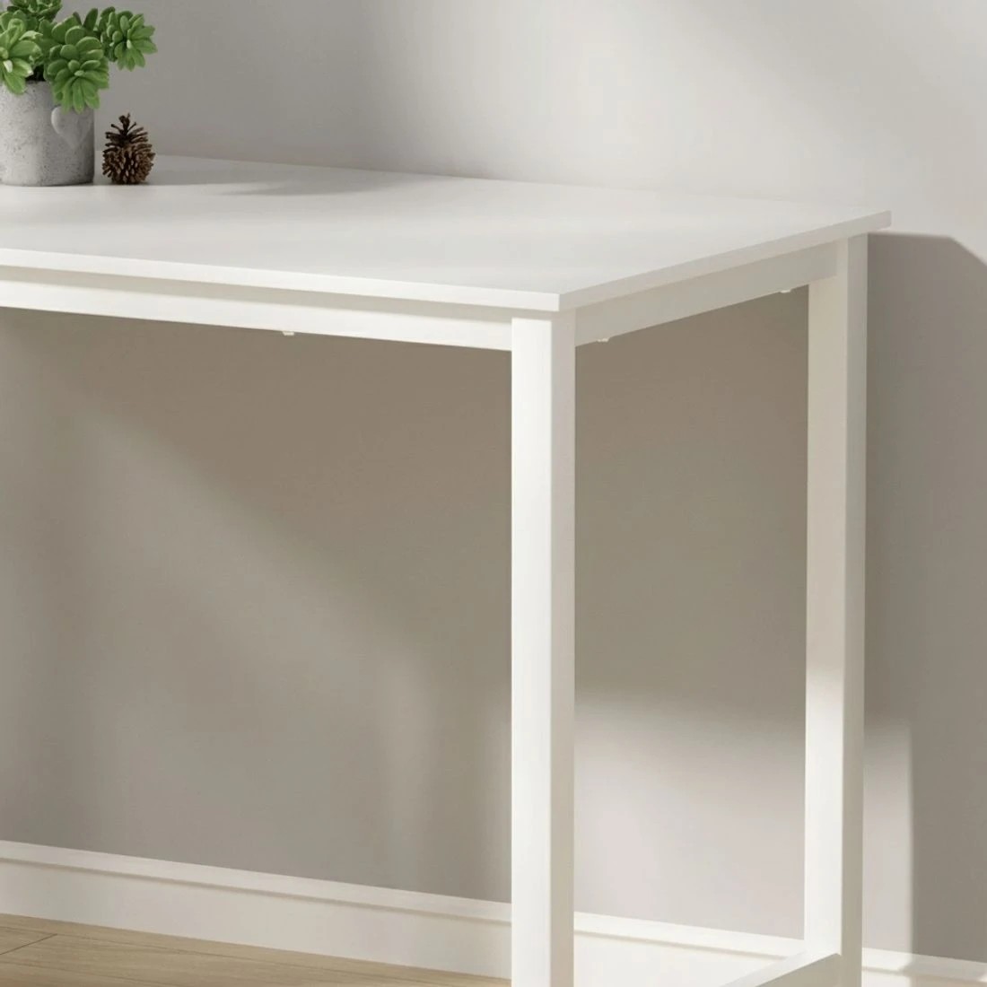 4 Artiss Computer Desk Home Office Study Table  120CM - White, 4 of 5