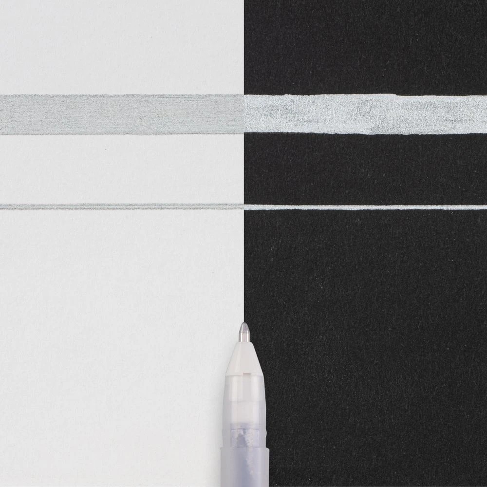 2 Sakura Gelly Roll Gel Pen Metallic Silver, 2 of 3