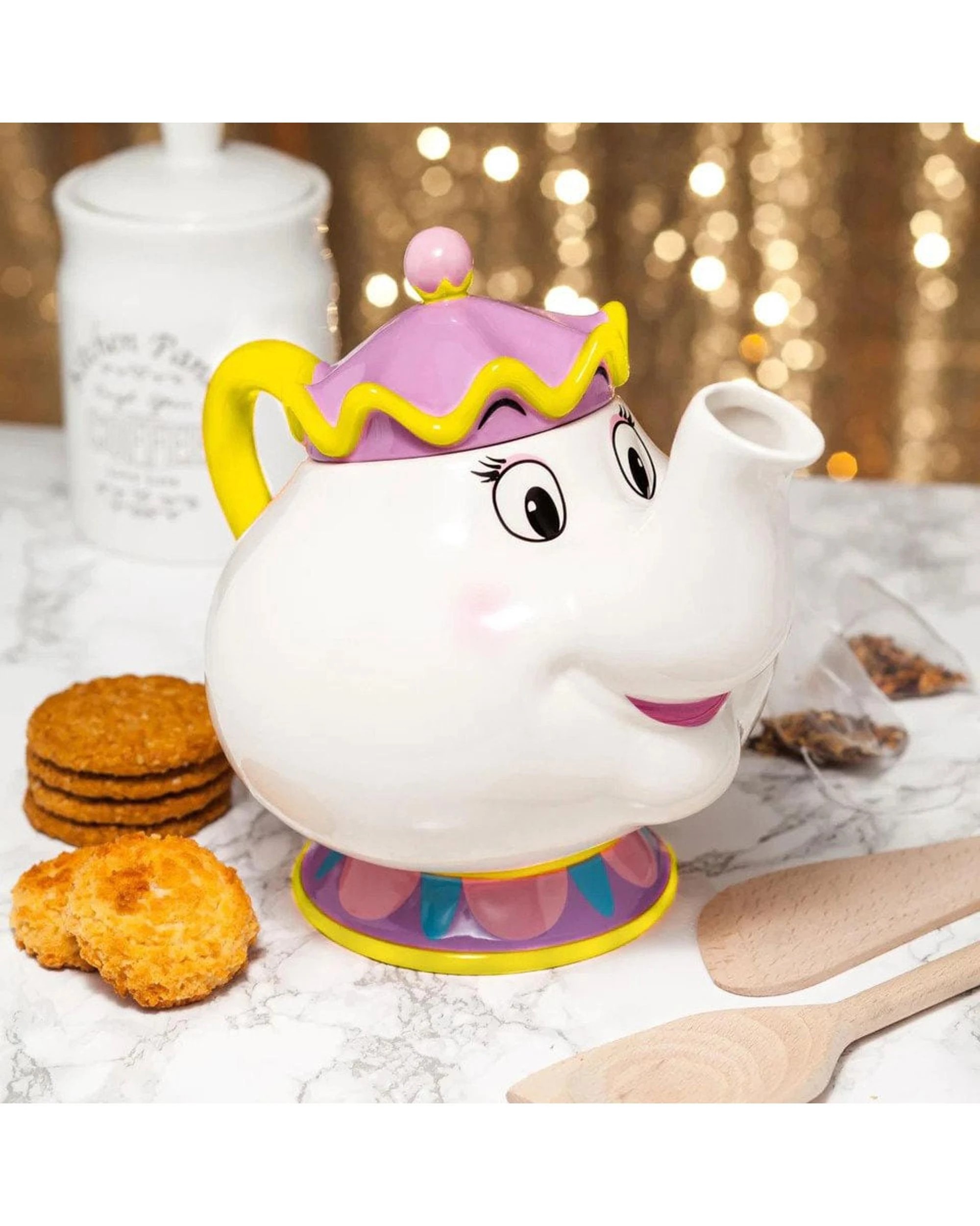 2 Disney Beauty And The Beast Mrs. Potts Teapot, 2 of 2