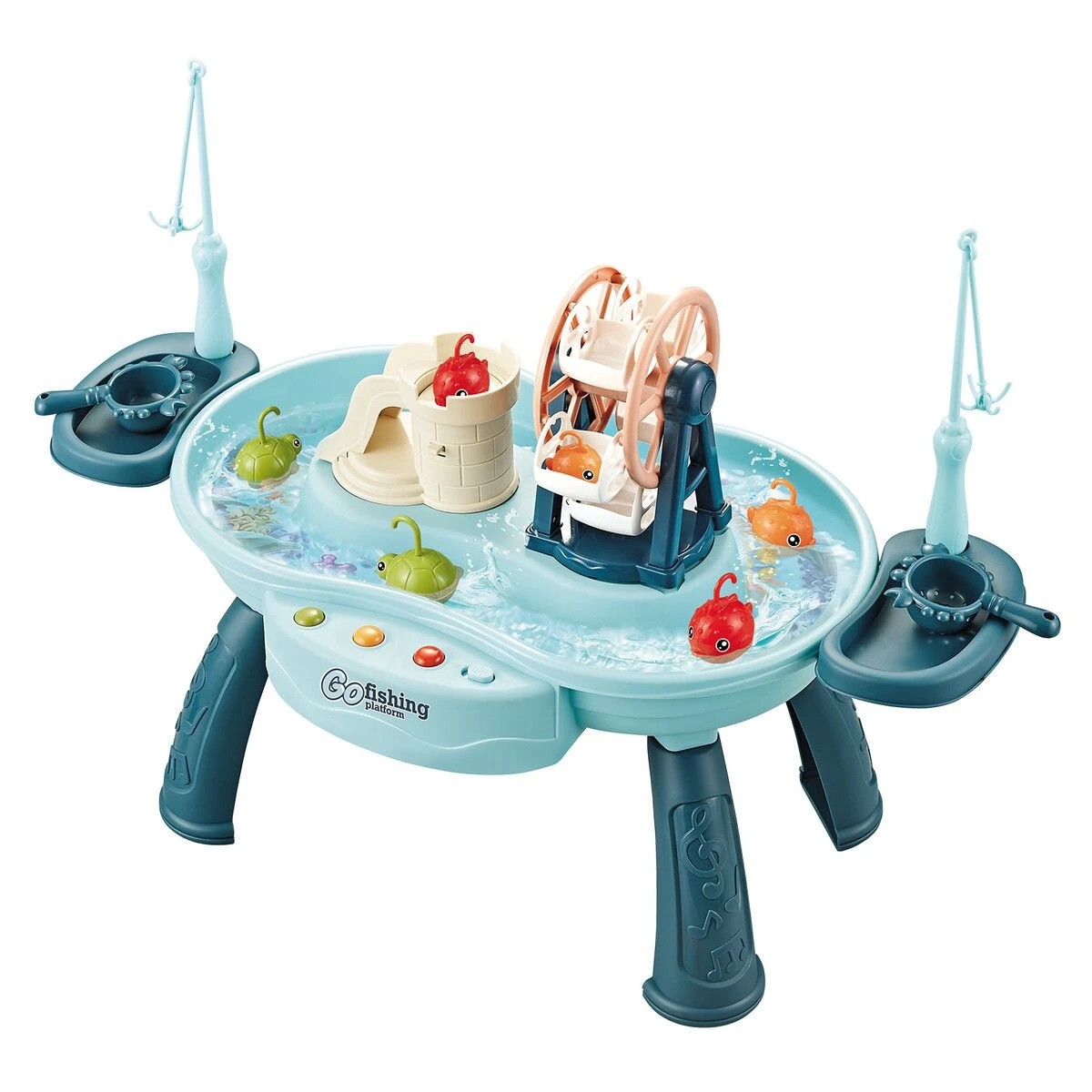 1 AUSWAY Fishing Game Water Table Kids Pretend Play Set, 1 of 3