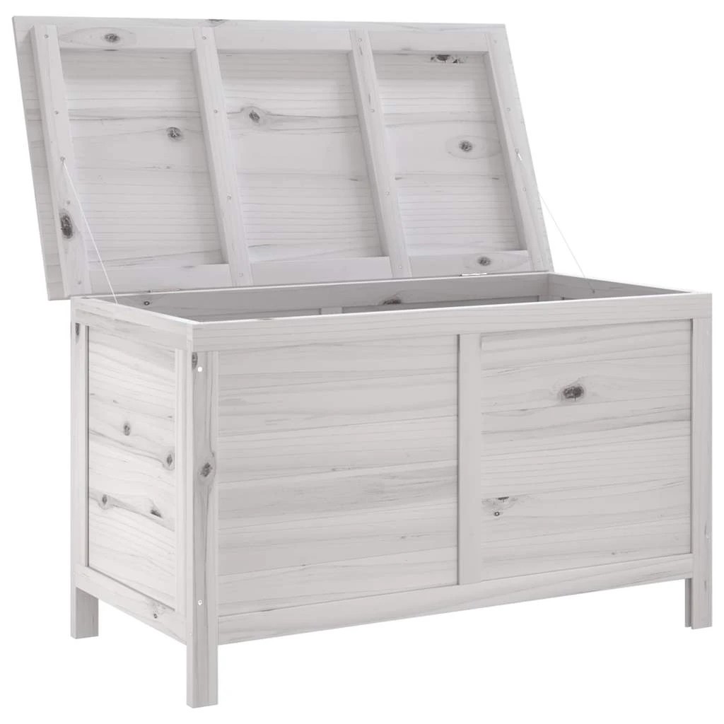 3 vidaXL garden storage box Ample Storage - White, 3 of 9