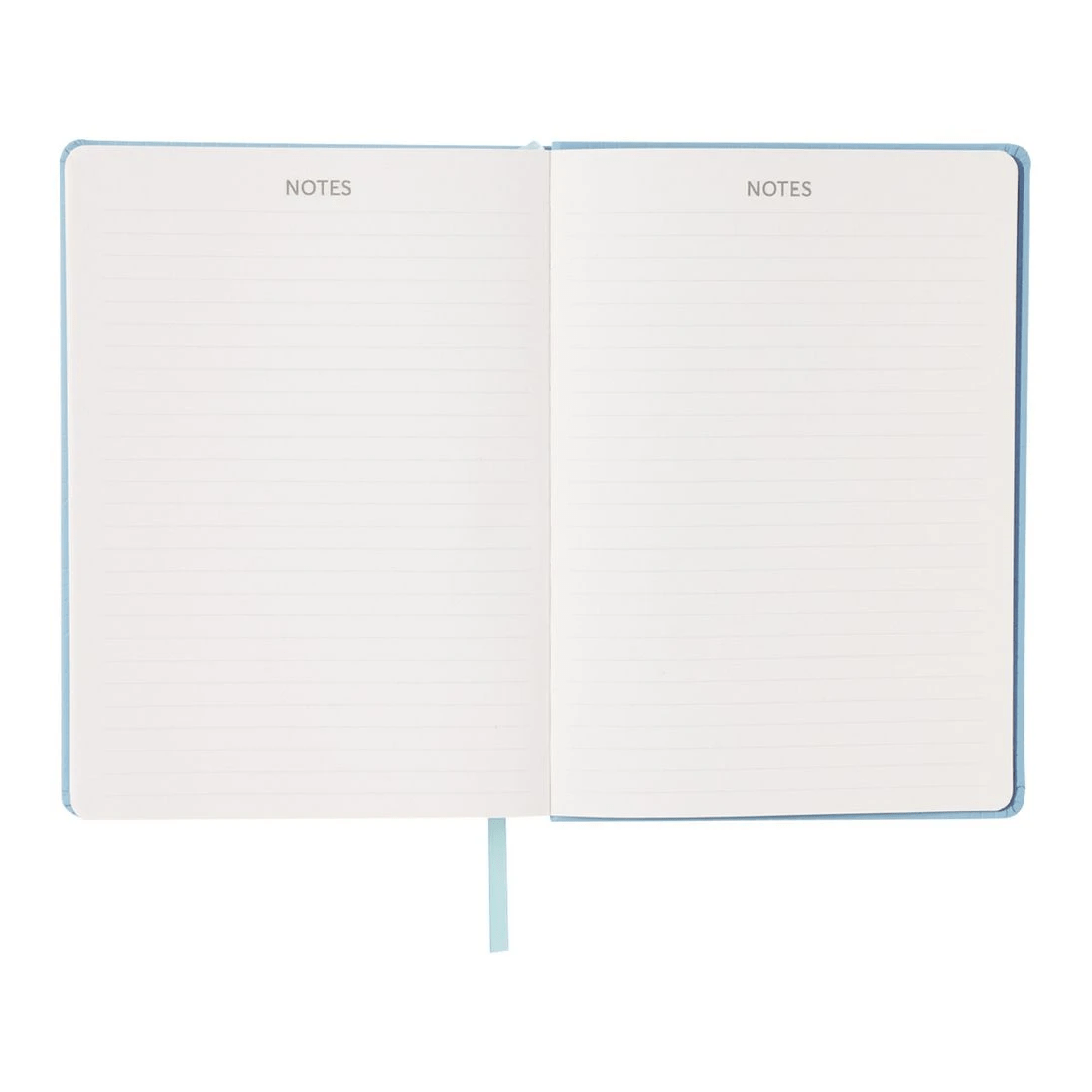 8 J.Burrows A5 Day to Page Undated Embossed Diary Blue, 8 of 8