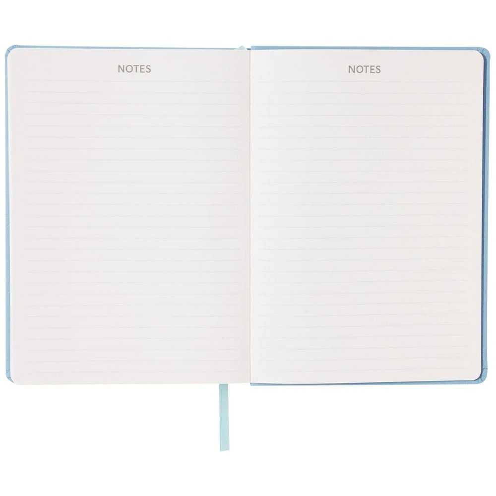 8 J.Burrows A5 Day to Page Undated Embossed Diary Blue, 8 of 8