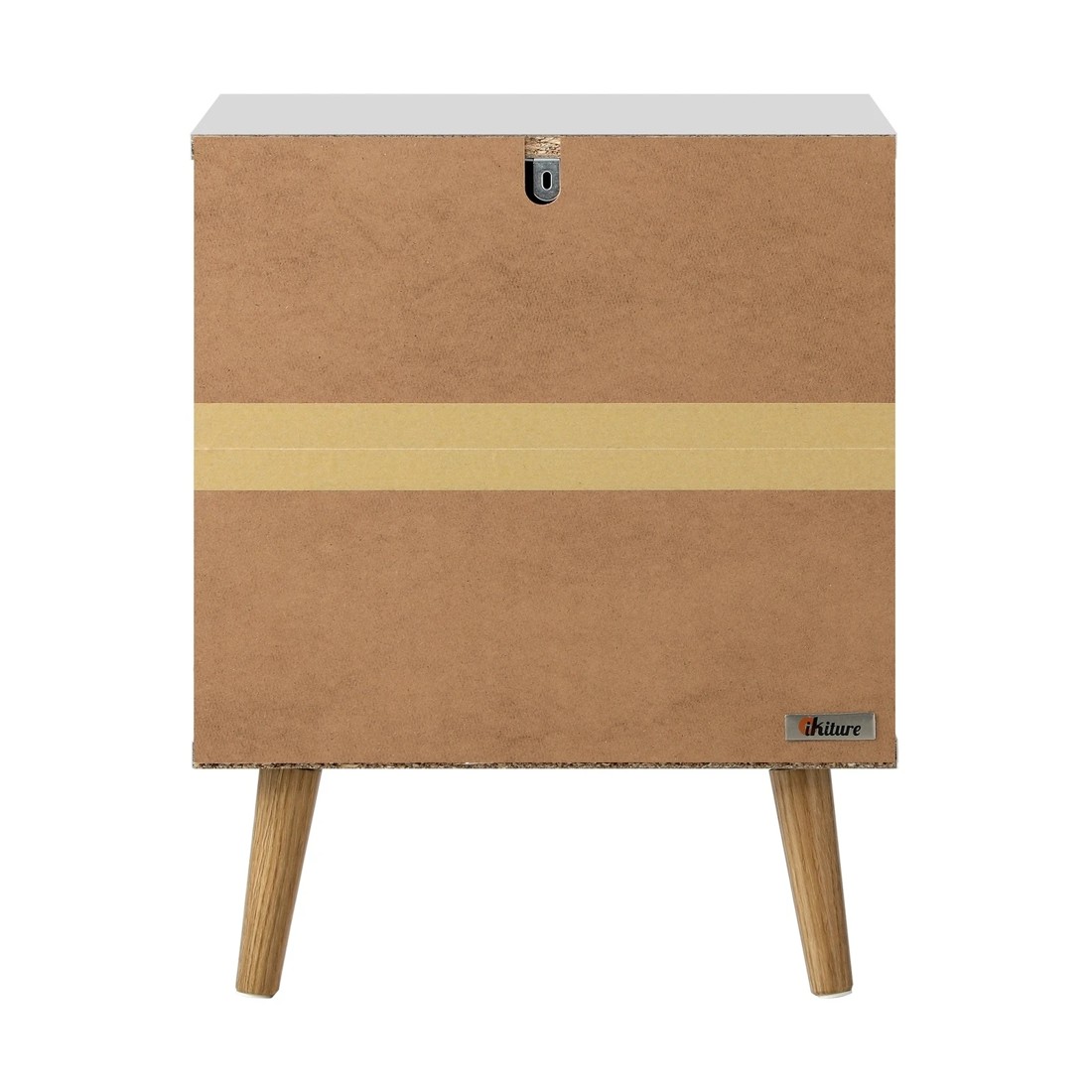 8 Oikiture Bedside Tables Set of 2 Side Table Nightstand Storage Cabinet - White, 8 of 9