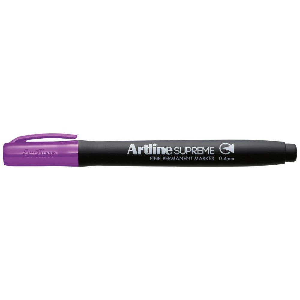 1 Artline Supreme Permanent Marker 0.4mm Purple, 1 of 1